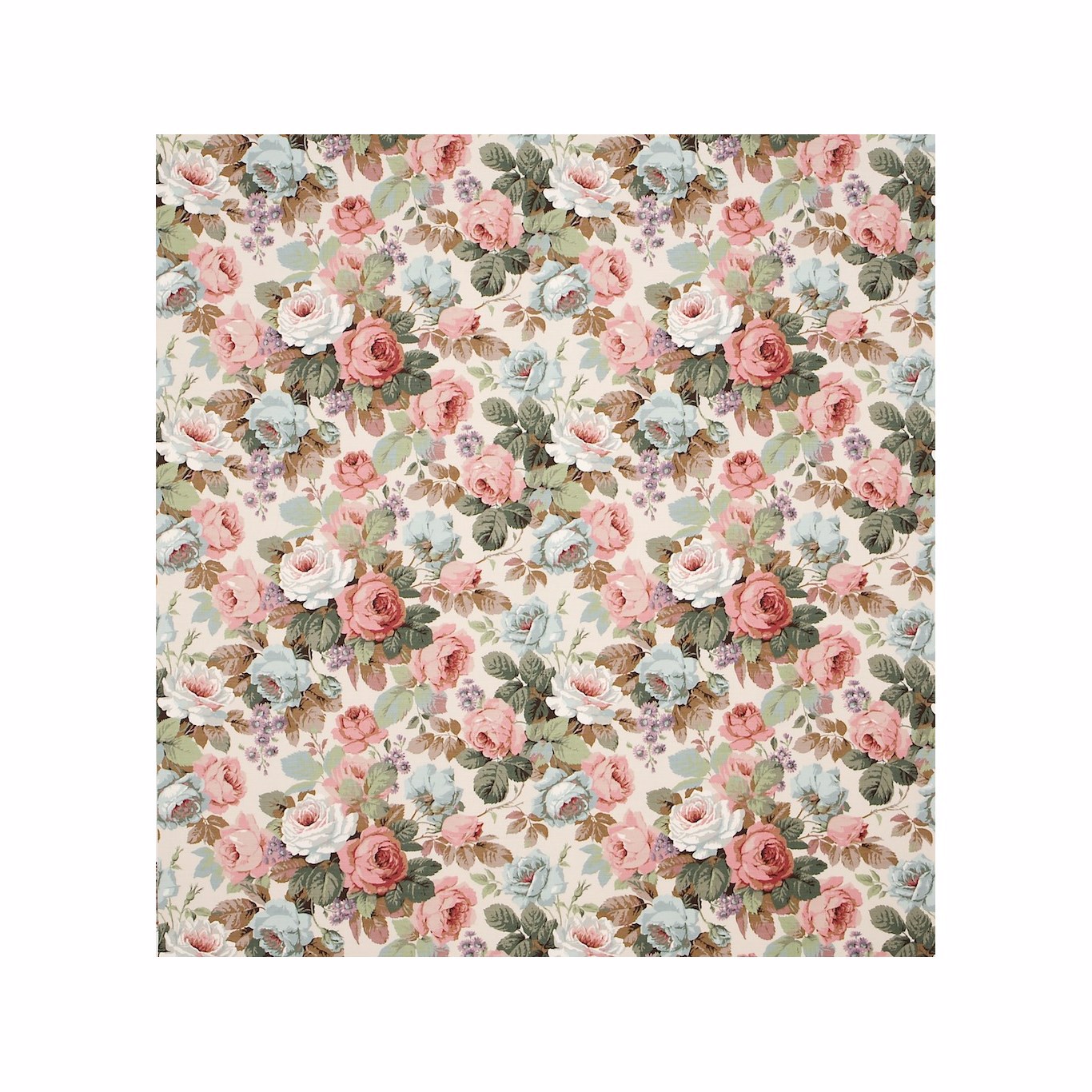 Chelsea Ivory/Duck Egg Fabric by SAN