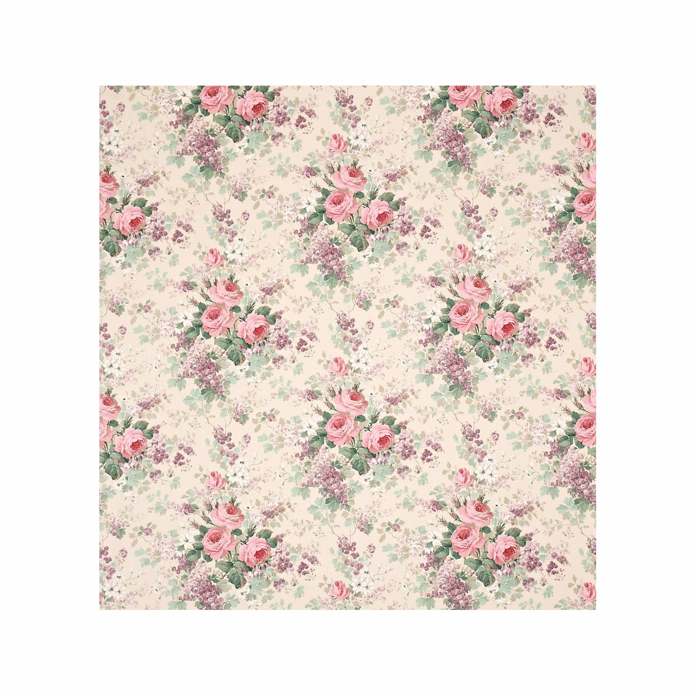 Mayrose Stone / Pink / Lavender Fabric by SAN