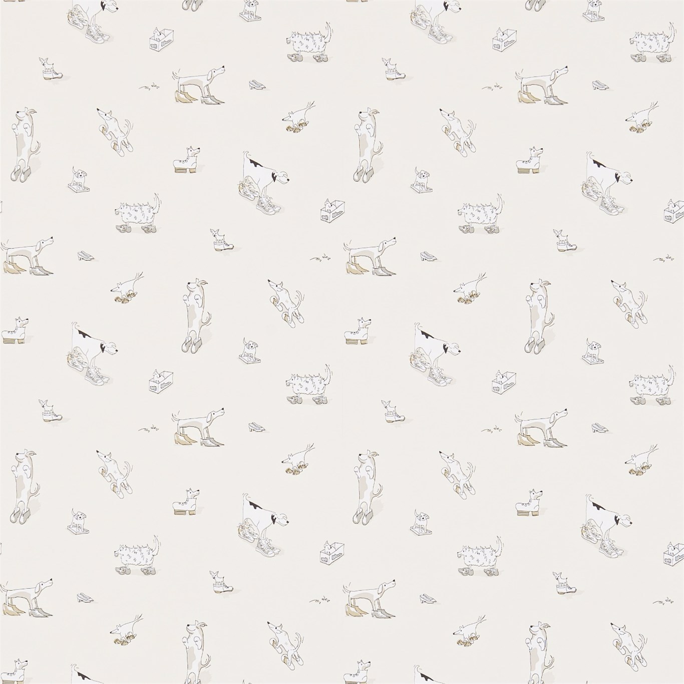 Dogs In Clogs Vanilla Wallpaper by SAN