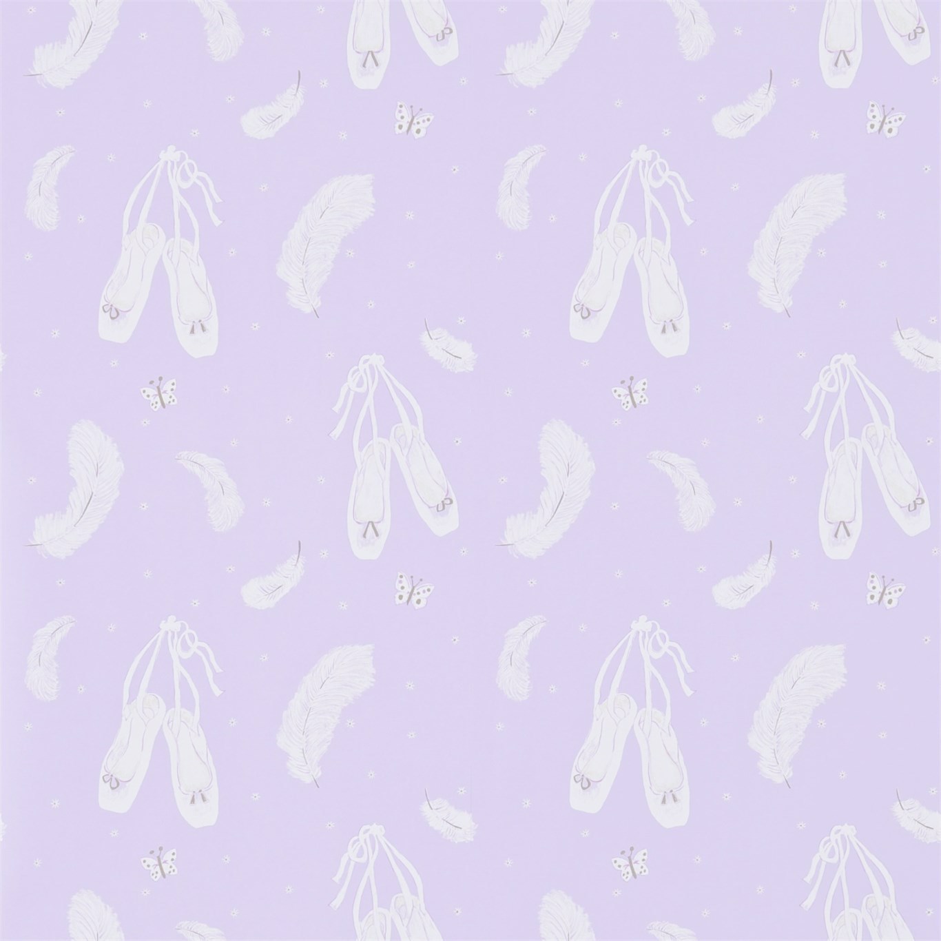 Ballet Shoes Lavender Wallpaper by SAN
