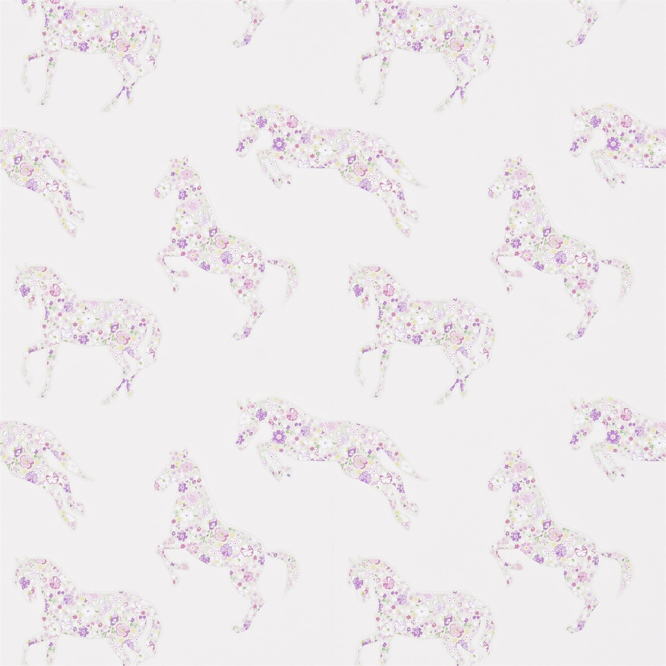 Pretty Ponies Lavender Wallpaper by SAN