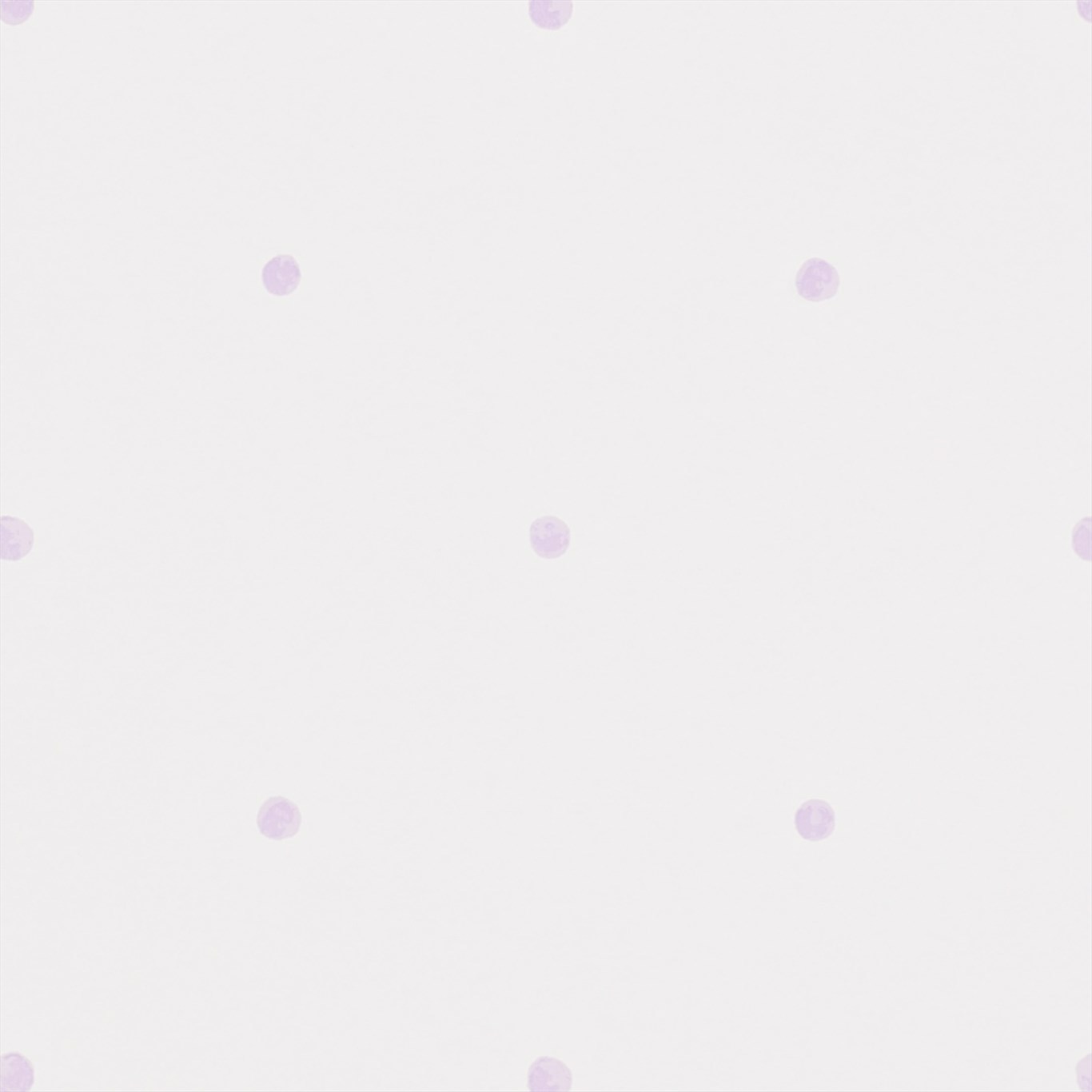 Polka Lavender/Cream Wallpaper by SAN