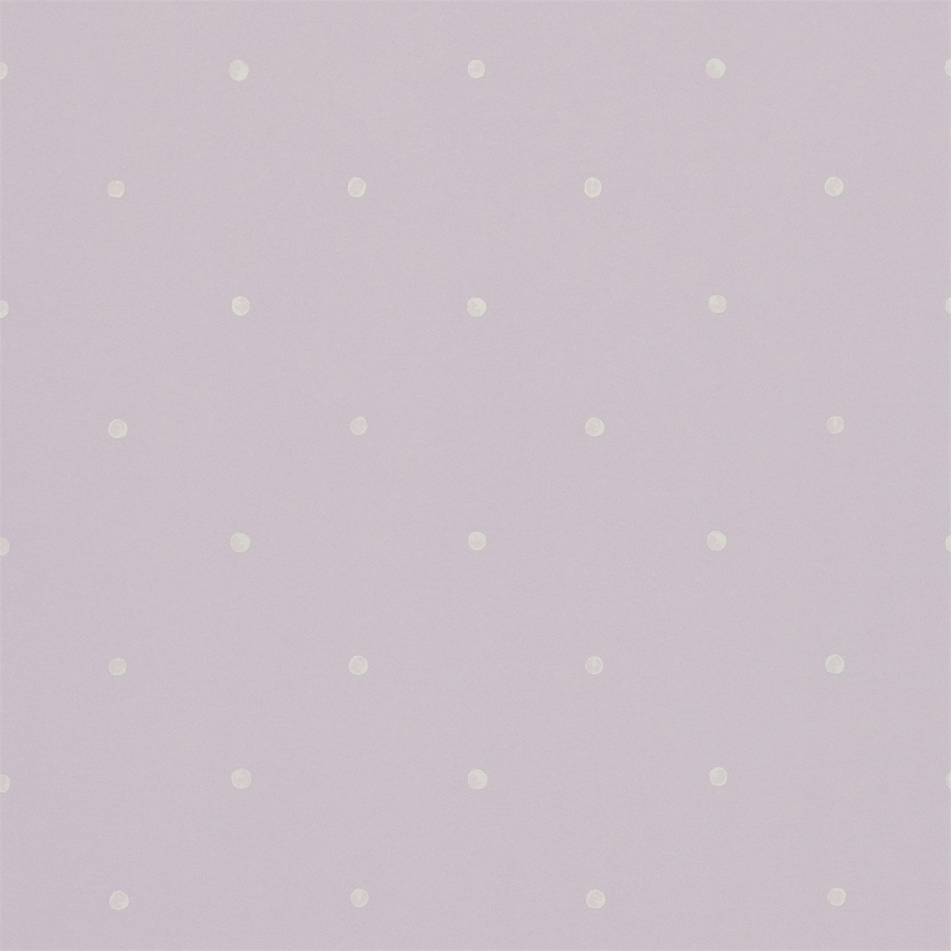 Polka Lavender/Ivory Wallpaper by SAN