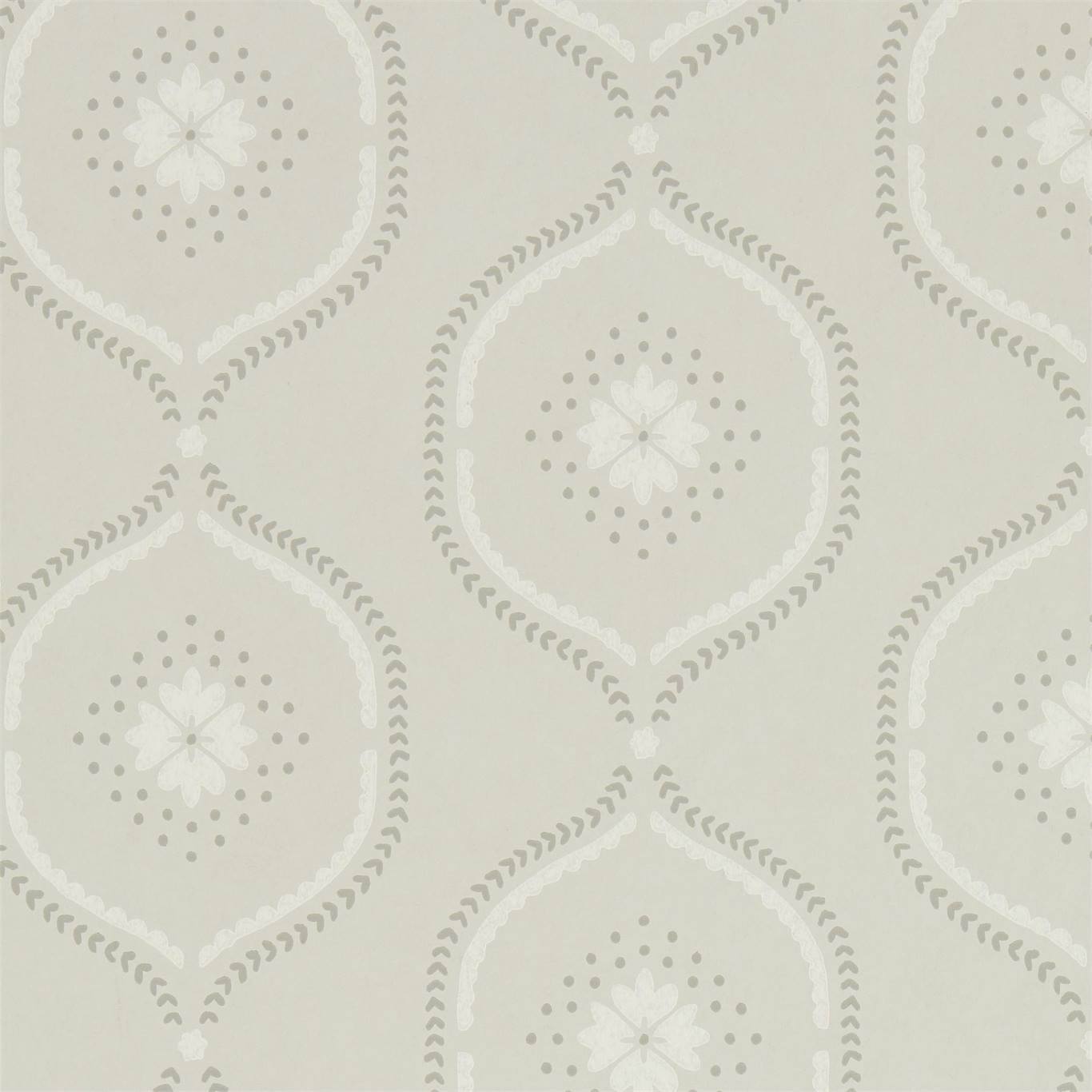 Milcombe Silver Wallpaper by SAN