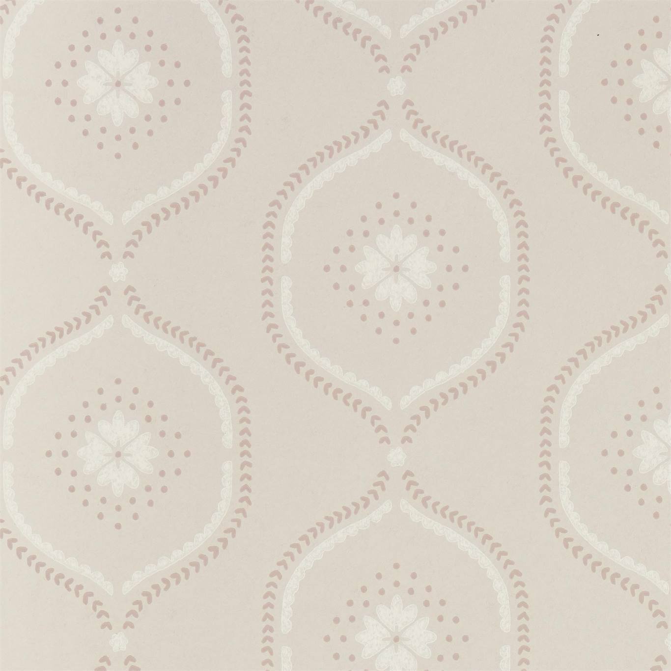 Milcombe Powder Pink Wallpaper by SAN