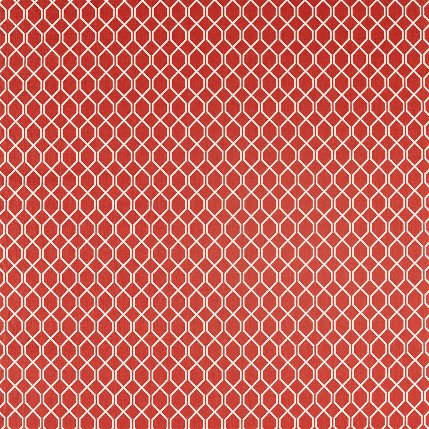 Botanic Trellis Bengal Red Fabric by SAN