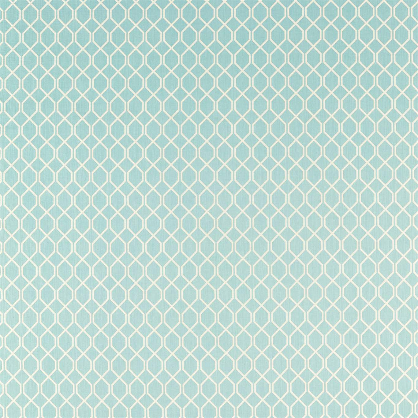 Botanic Trellis Blue Clay Fabric by SAN