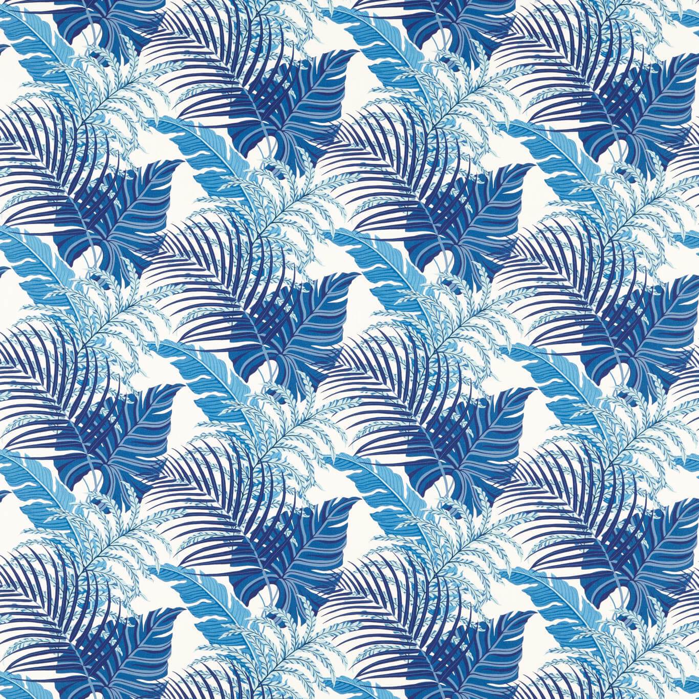 Manila French Blue Fabric by SAN