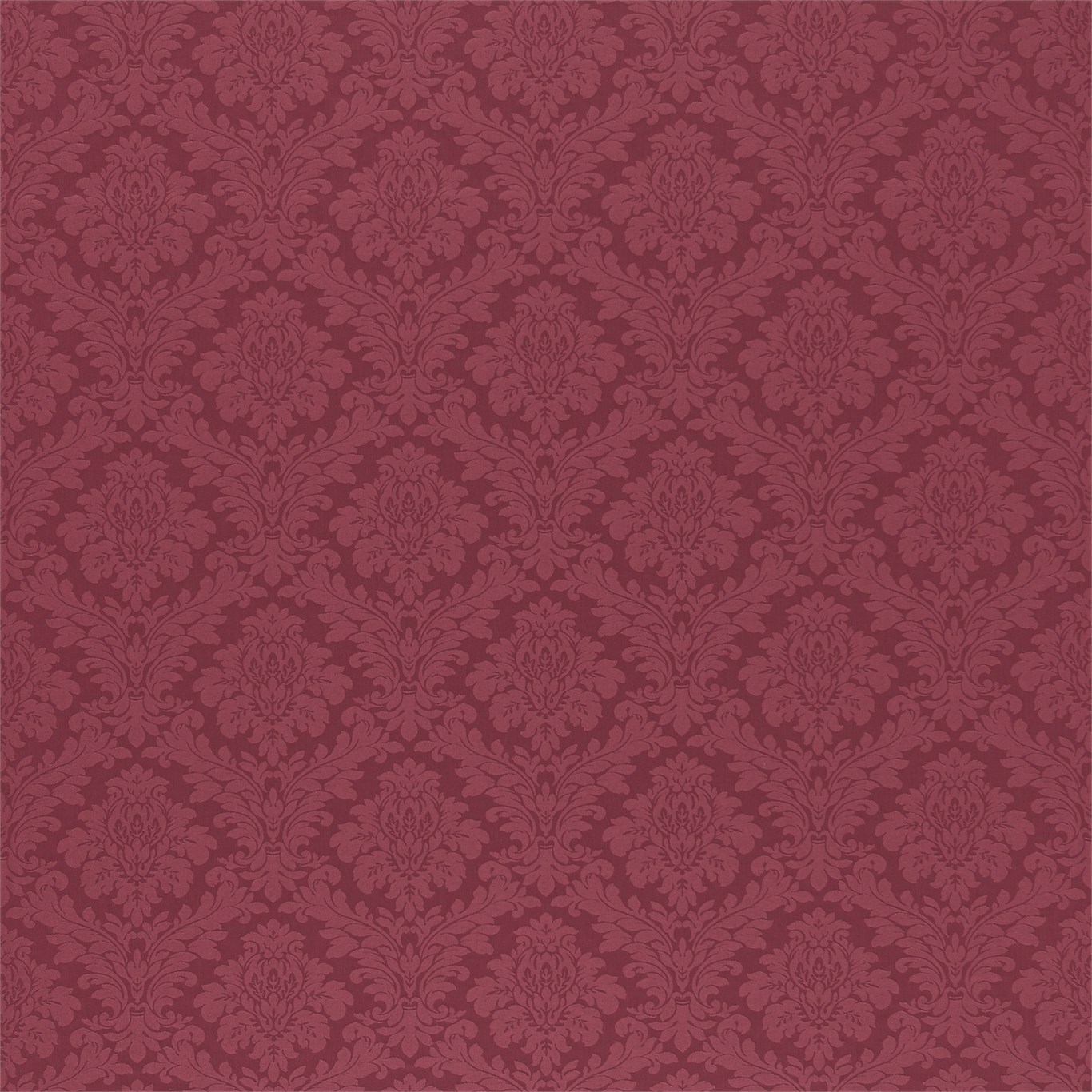 Lymington Damask Raspberry Fabric by SAN