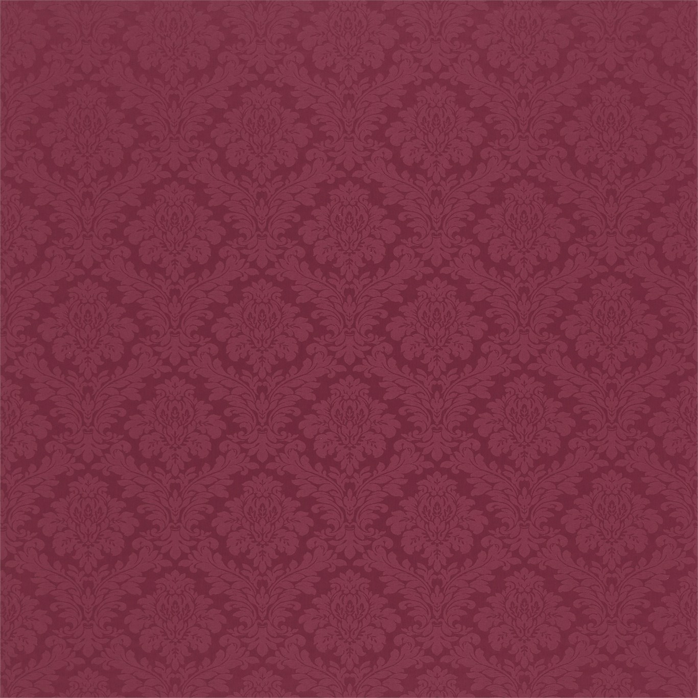 Lymington Damask Redcurrant Fabric by SAN