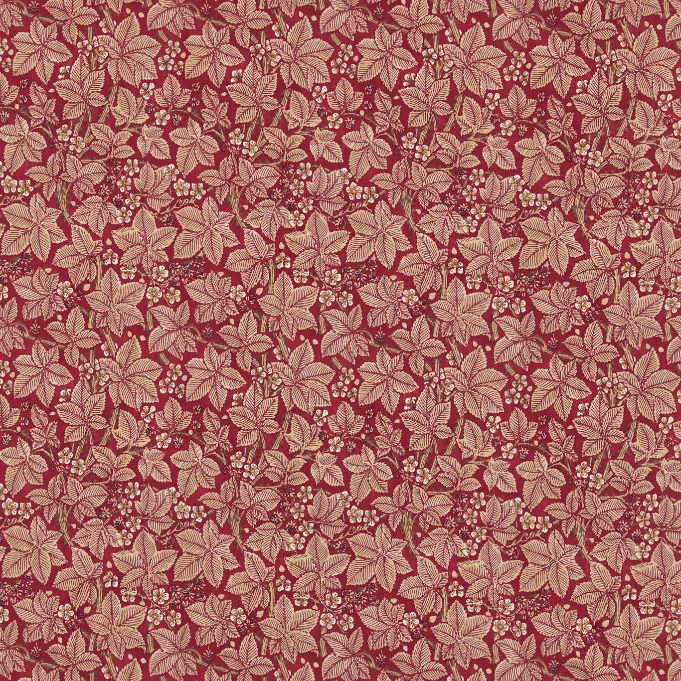 Bramble Wine/Thyme Fabric by MOR
