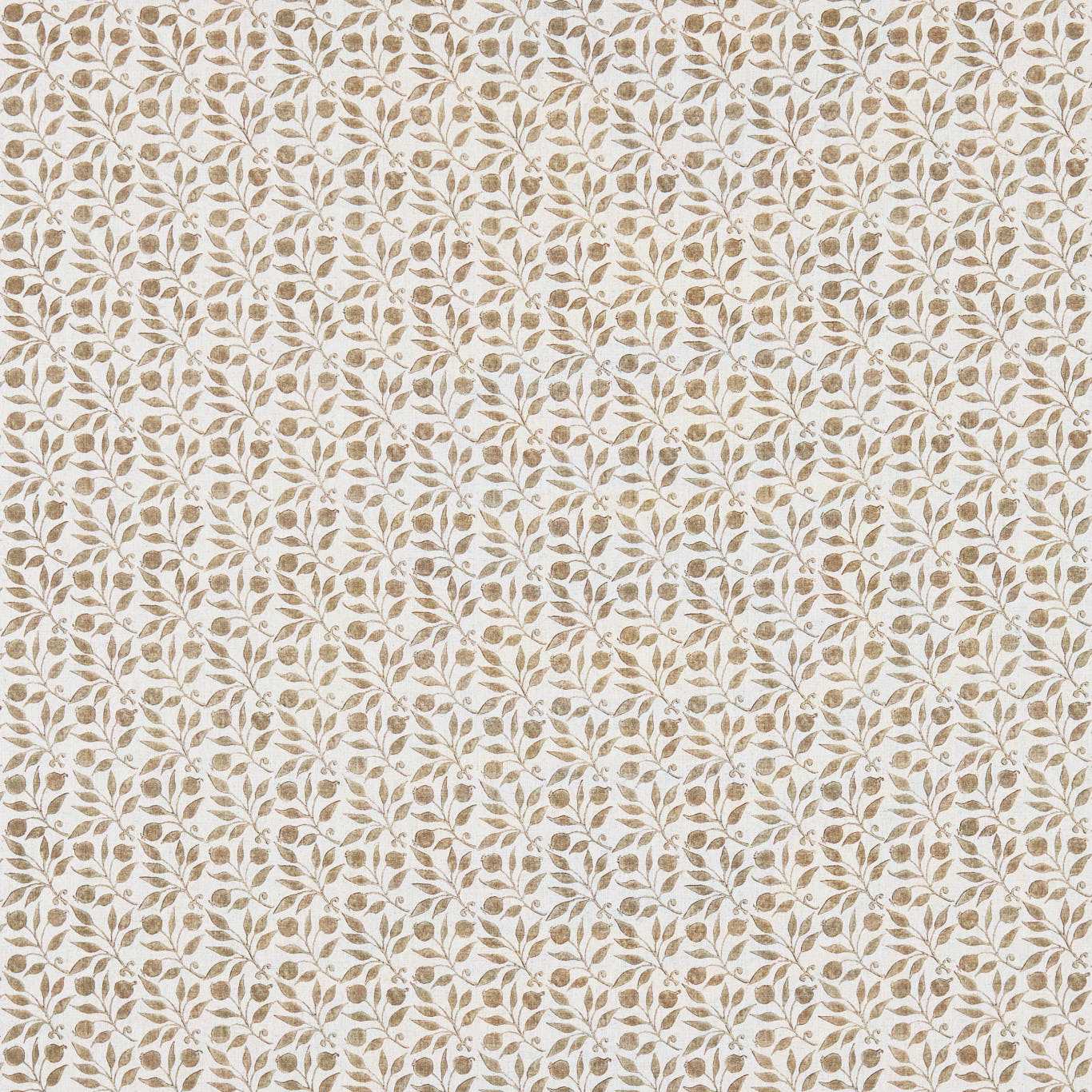 Rosehip Linen/Ecru Fabric by MOR