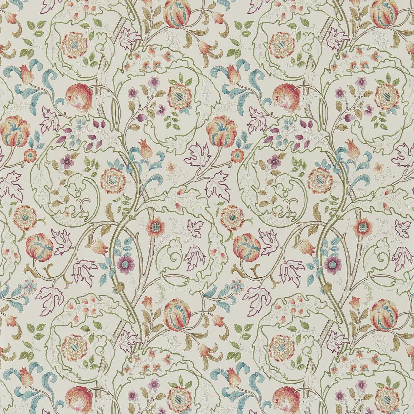 Mary Isobel Rose/Artichoke Wallpaper by MOR