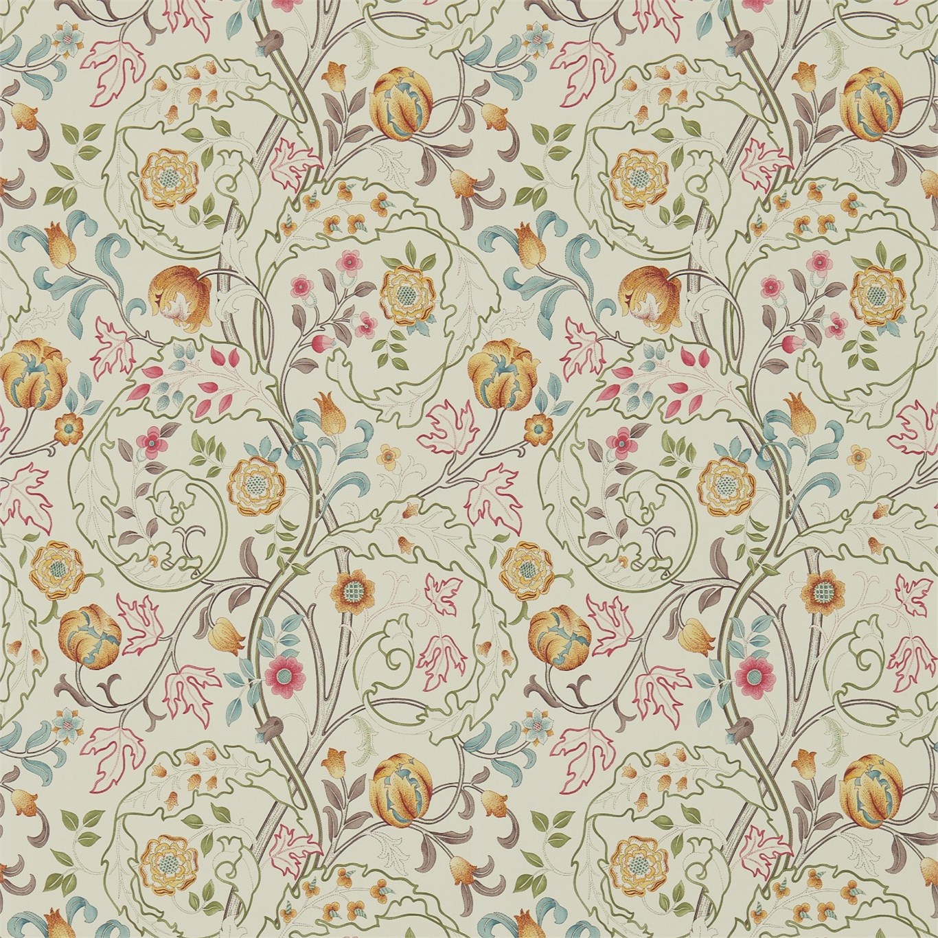 Mary Isobel Russet/Taupe Wallpaper by MOR