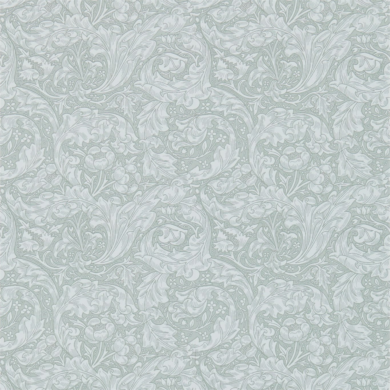 Bachelors Button Silver Wallpaper by MOR