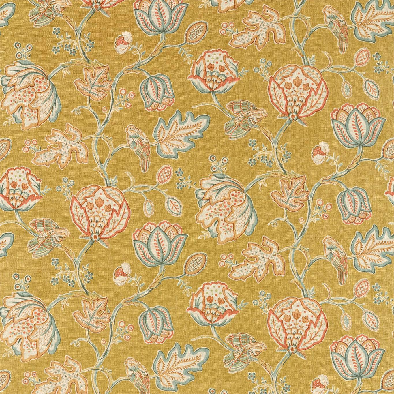 Theodosia Saffron Fabric by MOR