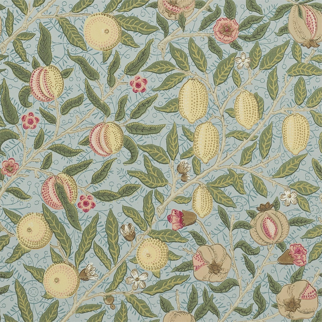 Fruit Slate/Thyme Wallpaper by MOR