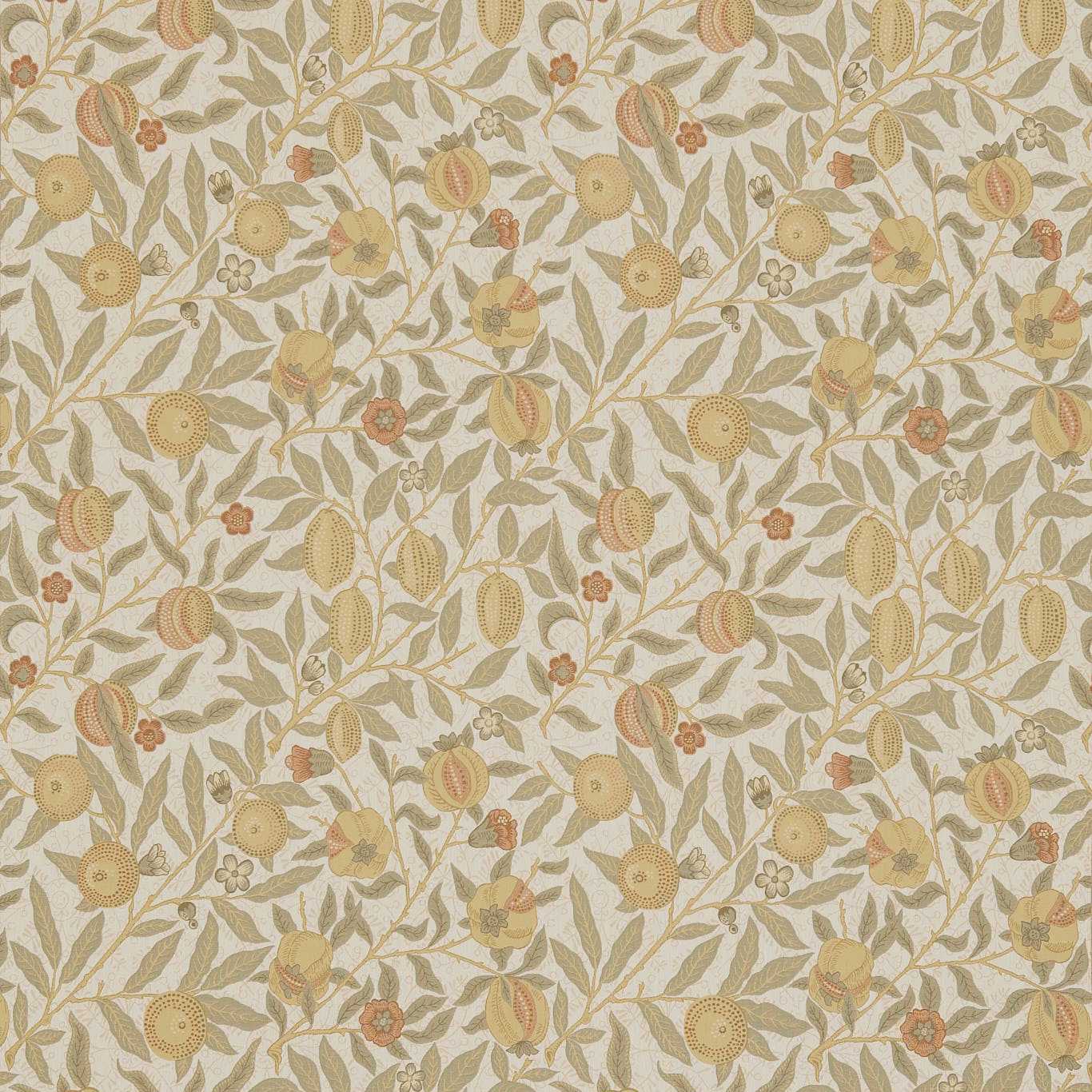 Fruit Parchment/Bayleaf Fabric by MOR