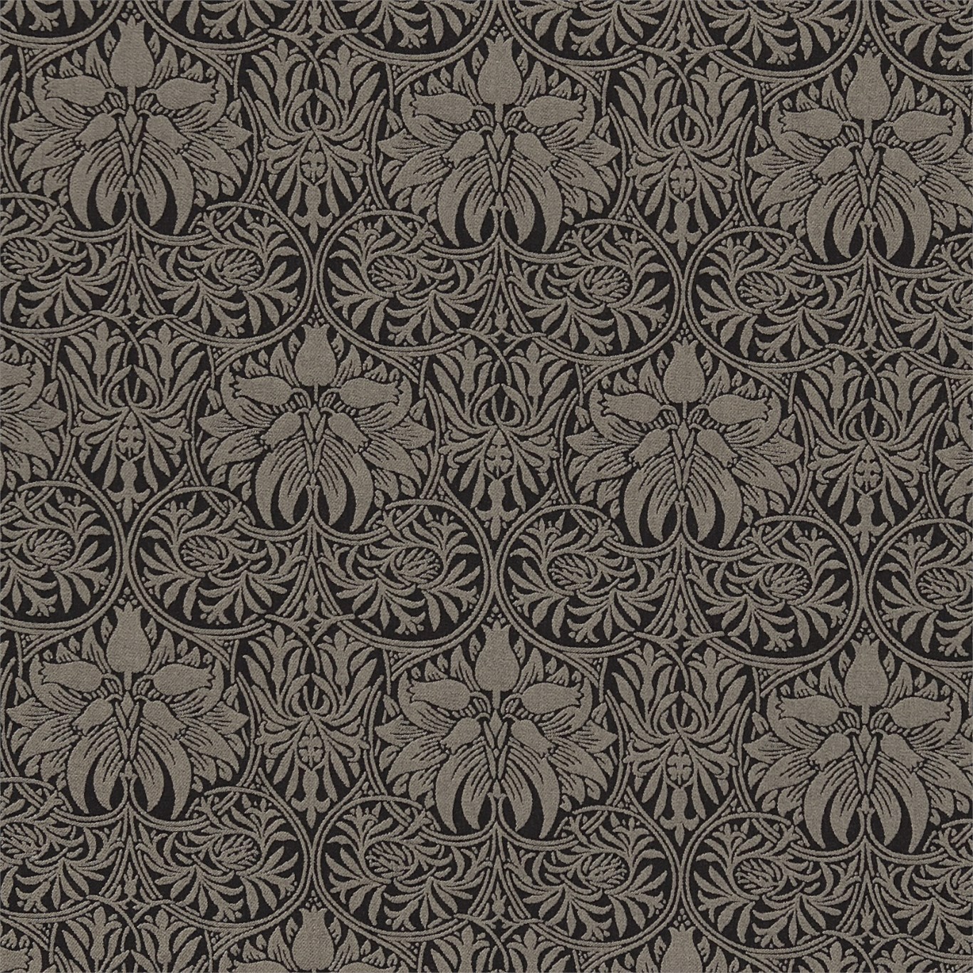 Crown Imperial Black/Linen Fabric by MOR