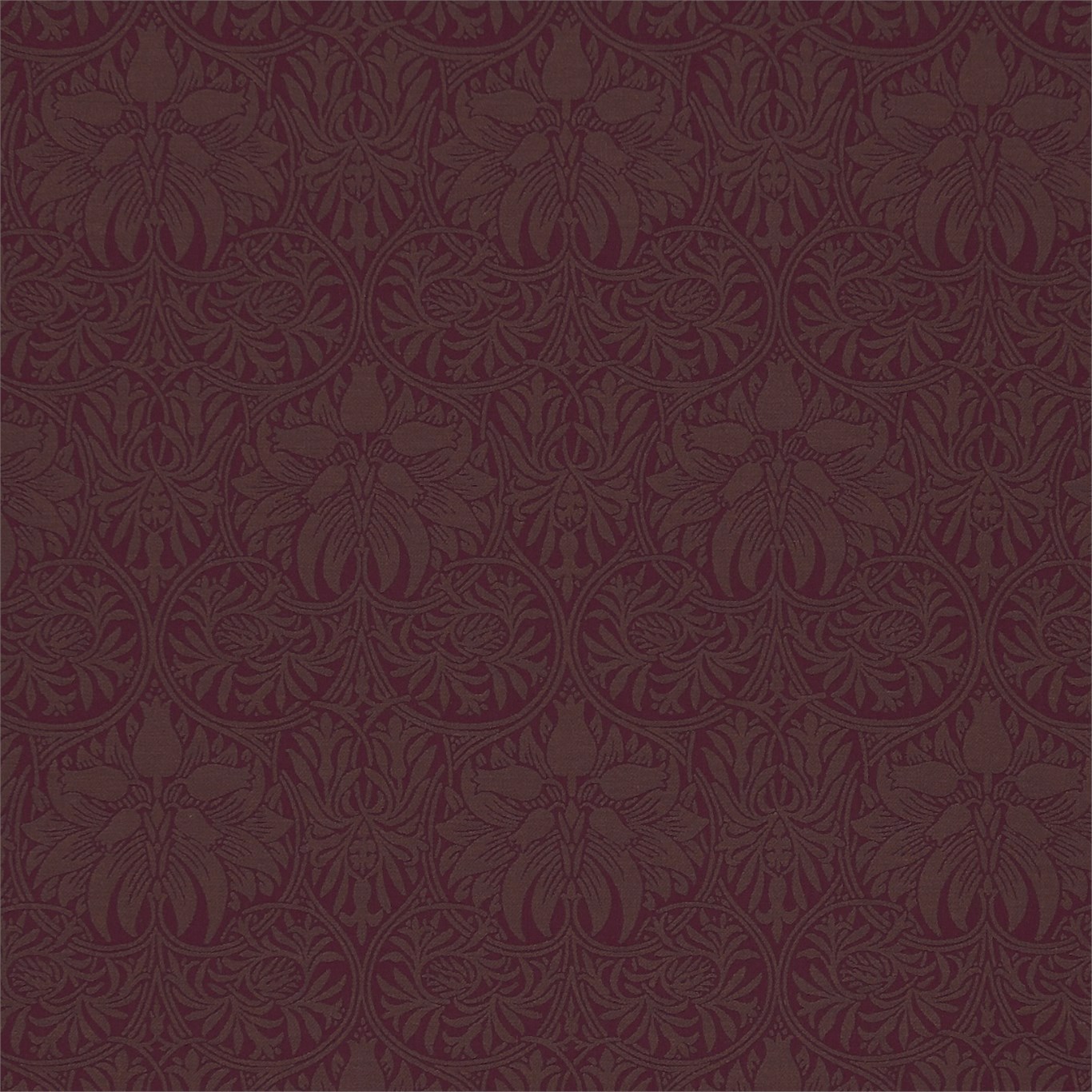 Crown Imperial Claret/Bullrush Fabric by MOR