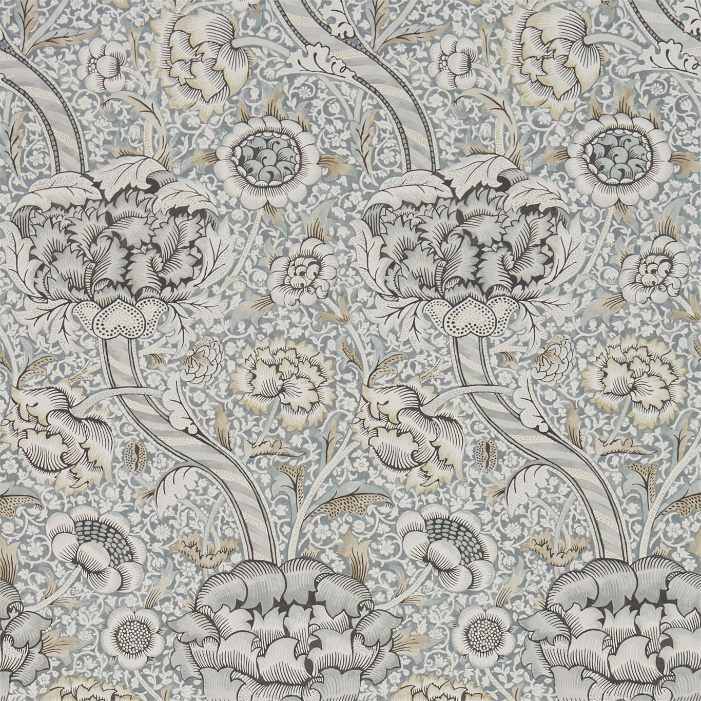 Wandle Grey/Stone Wallpaper by MOR