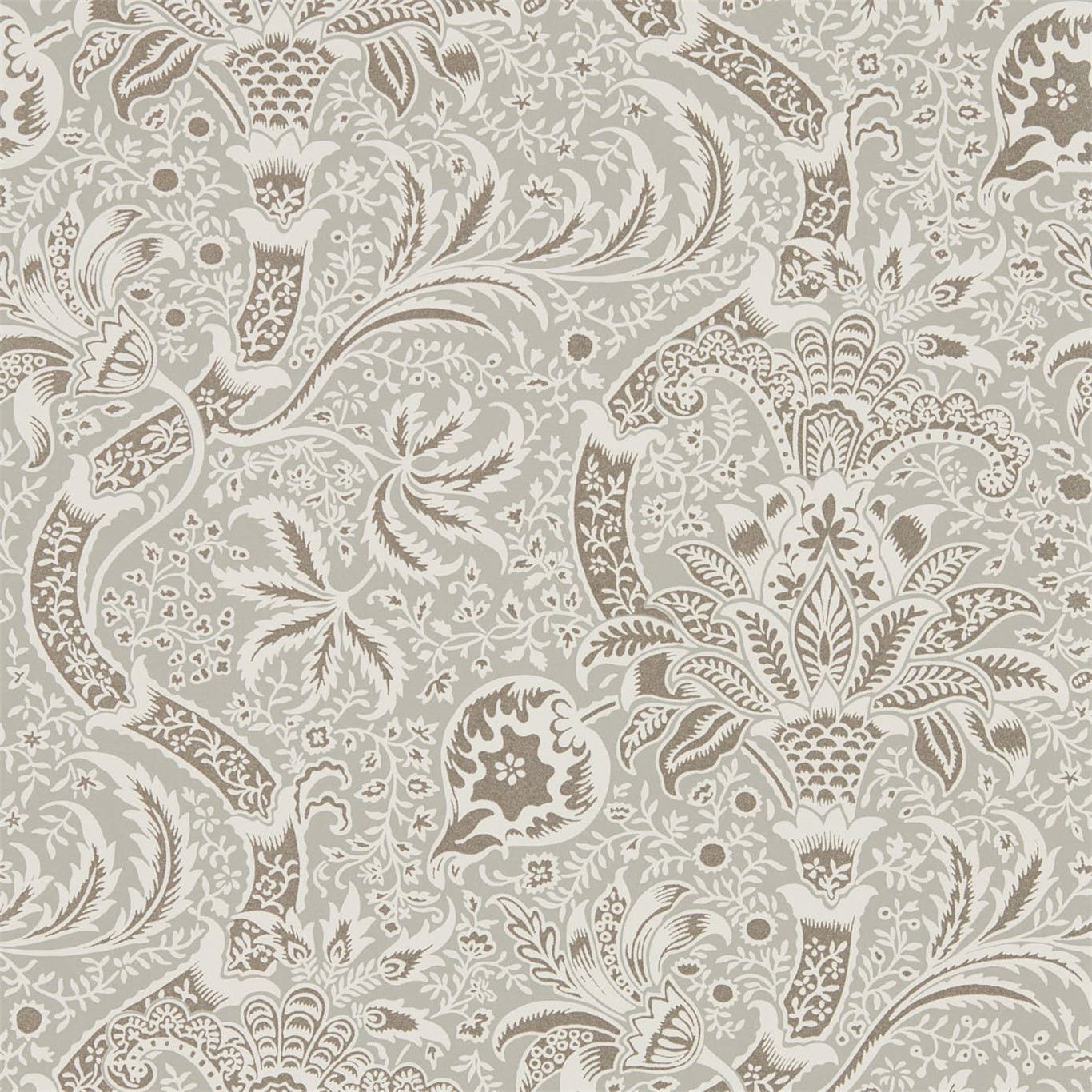 Indian Grey/Pewter Wallpaper by MOR