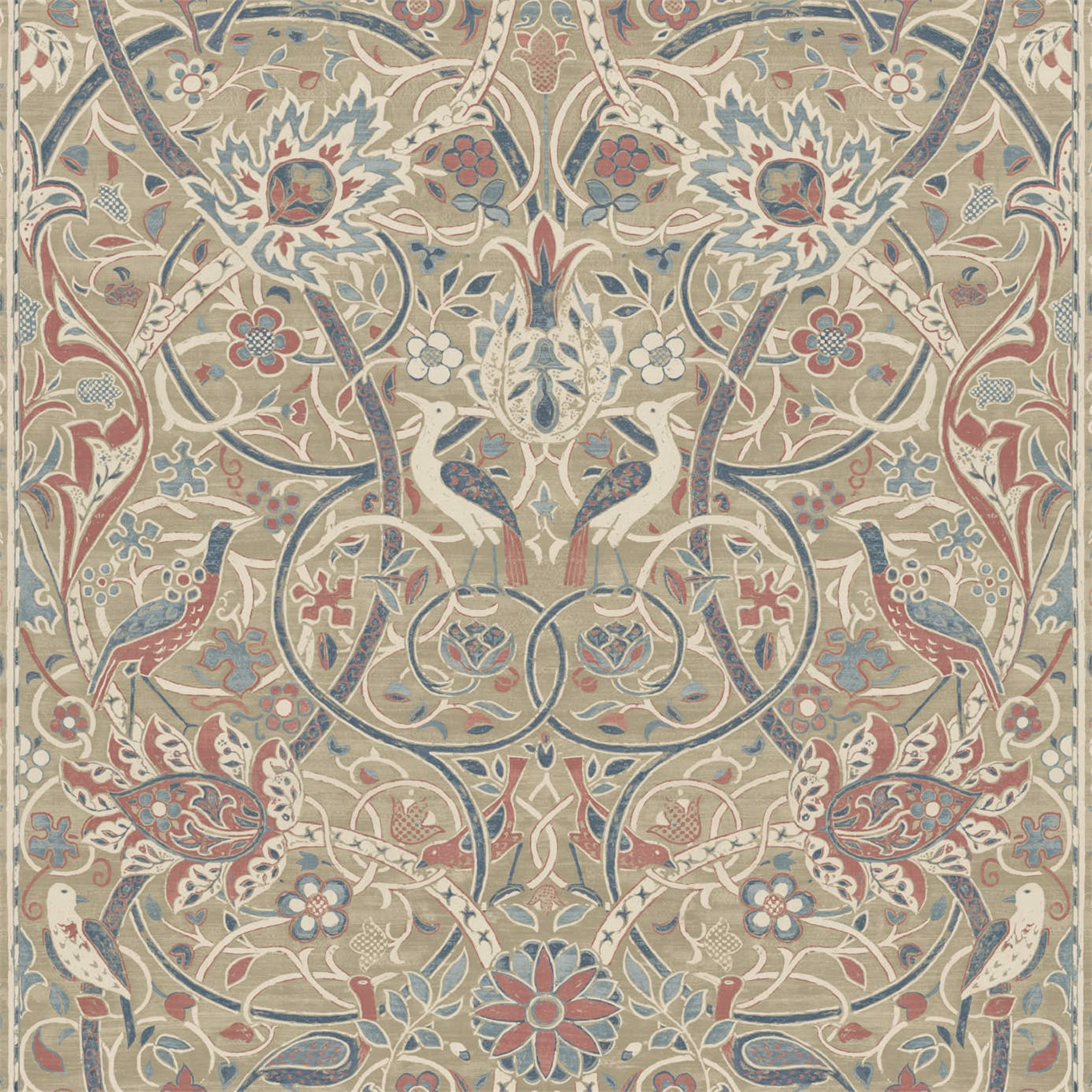 Bullerswood Spice/Manilla Wallpaper by MOR