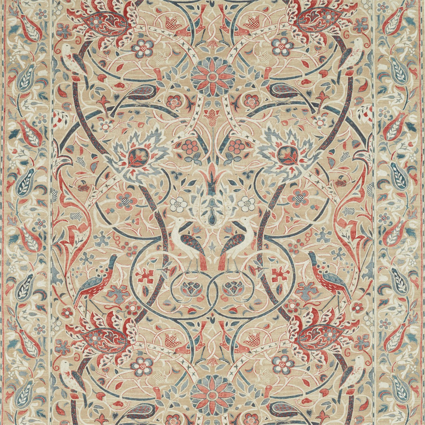 Bullerswood Spice/Manilla Fabric by MOR