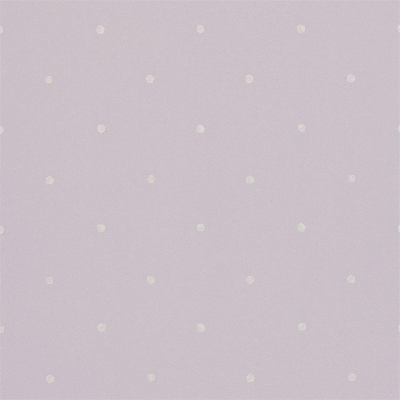 Polka Lavender/Ivory Wallpaper by SAN