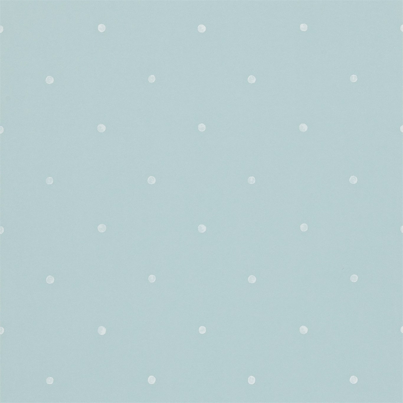 Polka Blue/Cream Wallpaper by SAN