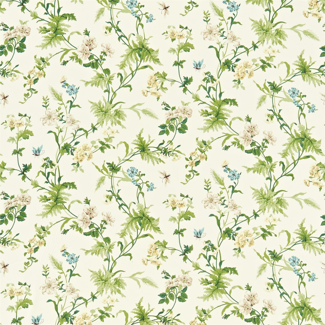Primrose Hill Cream/Olive Fabric by SAN