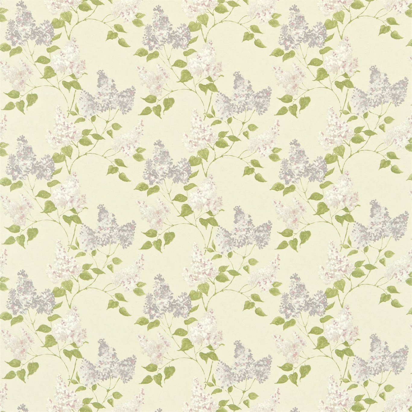 Lilacs Lilac/Rose Fabric by SAN