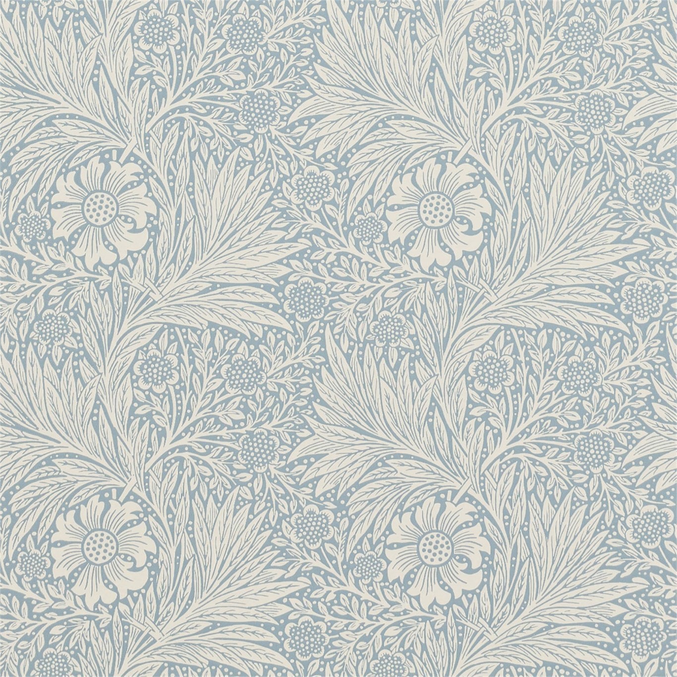 Marigold Wedgwood Wallpaper by MOR