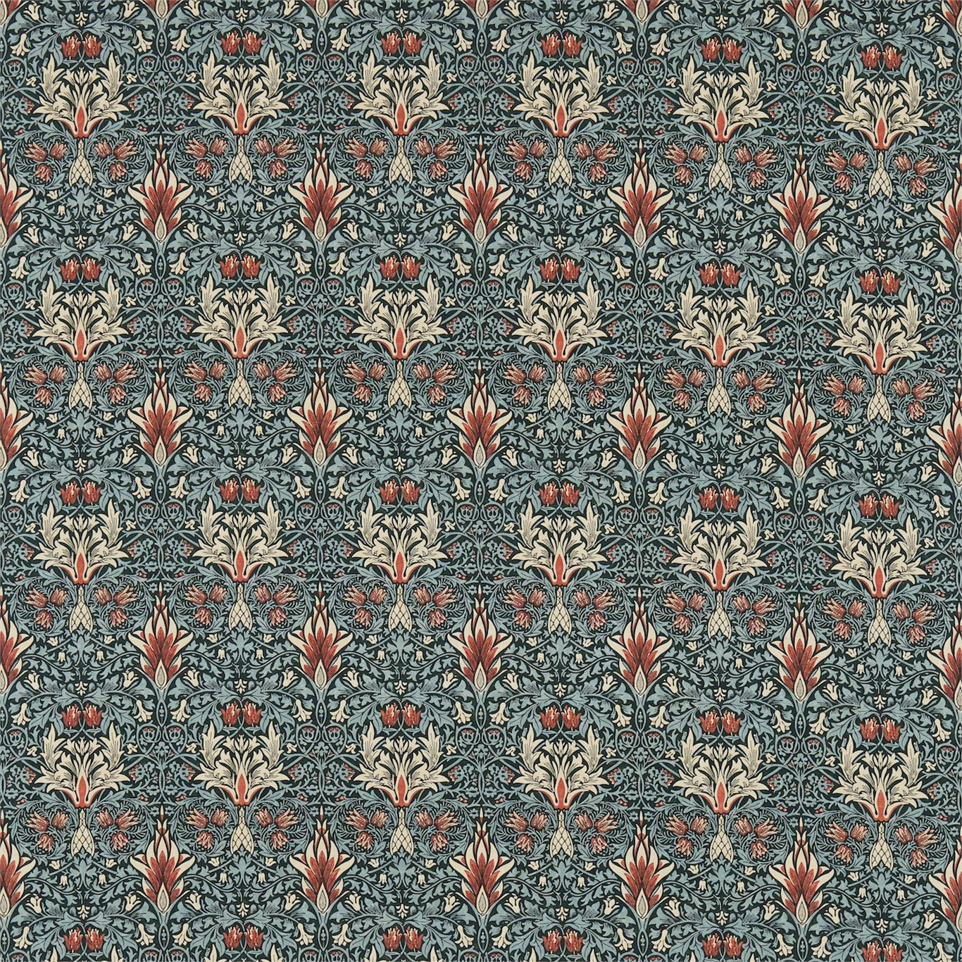 Snakeshead Thistle/Russet Fabric by MOR