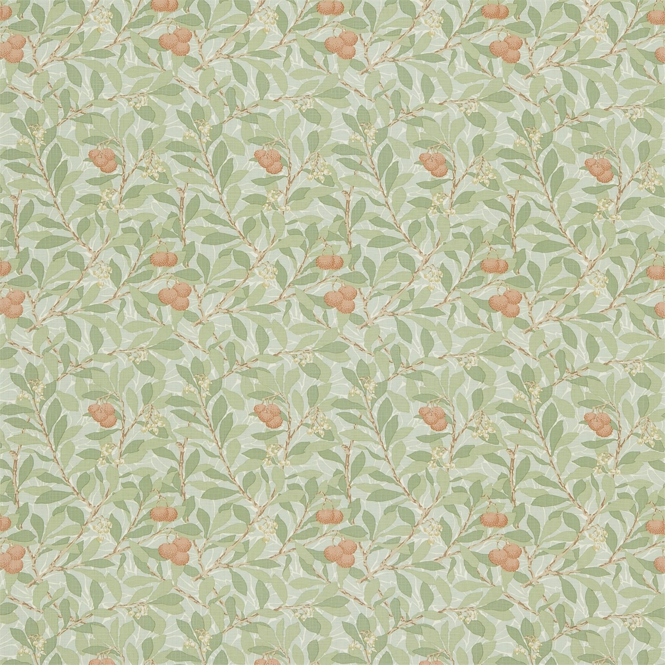 Arbutus Green Fabric by MOR