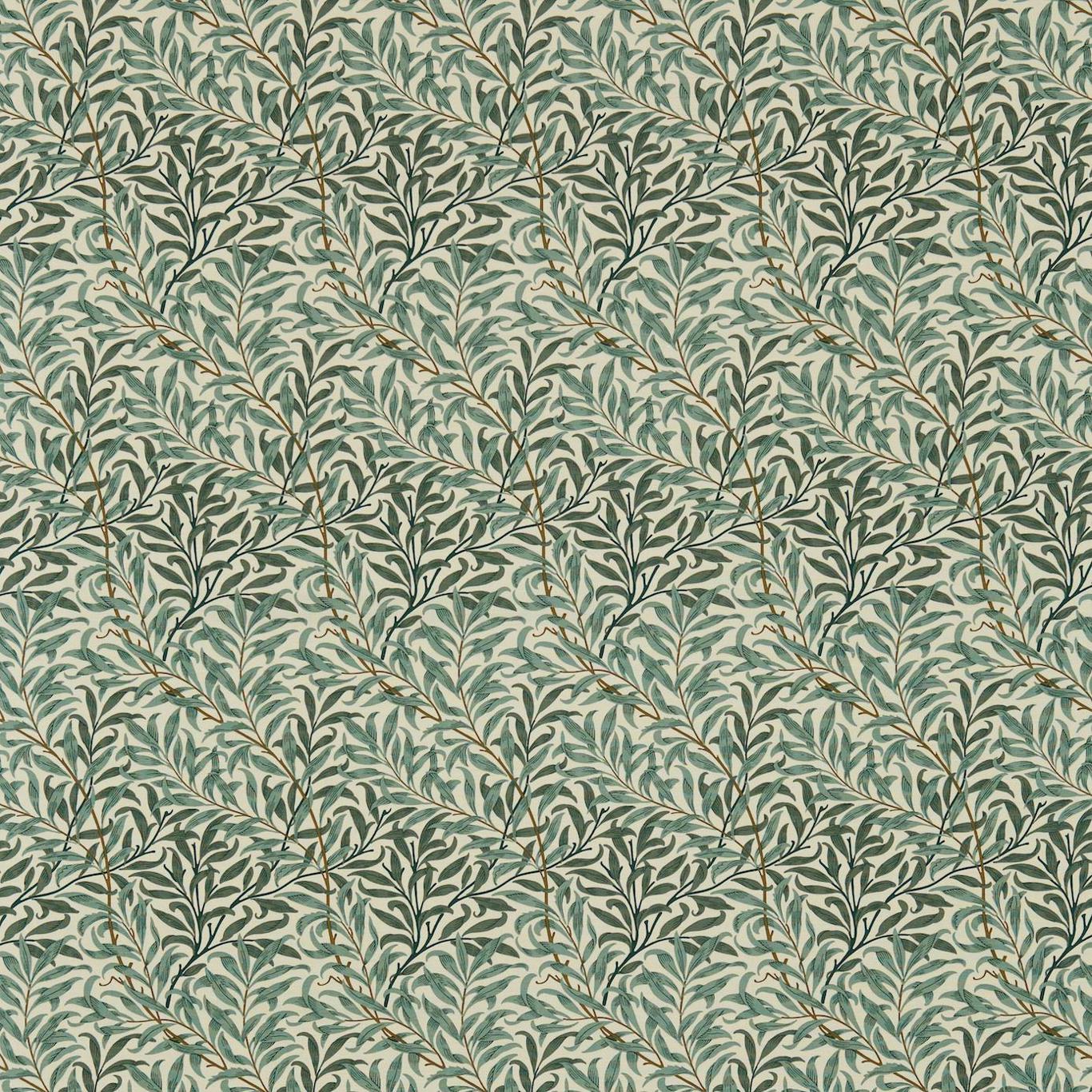 Willow Boughs Cream/Green Fabric by MOR