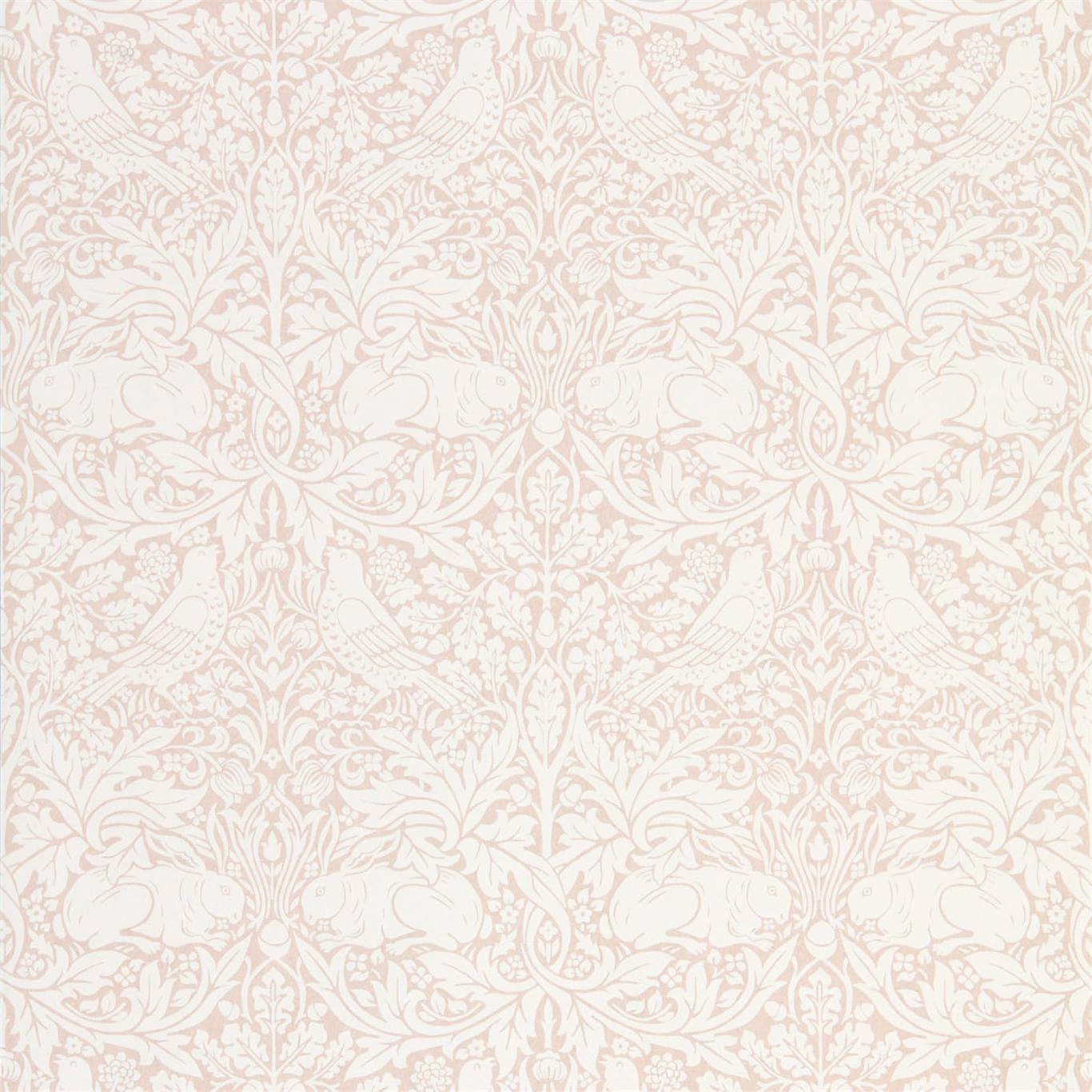 Pure Brer Rabbit Faded Sea Pink Wallpaper by MOR