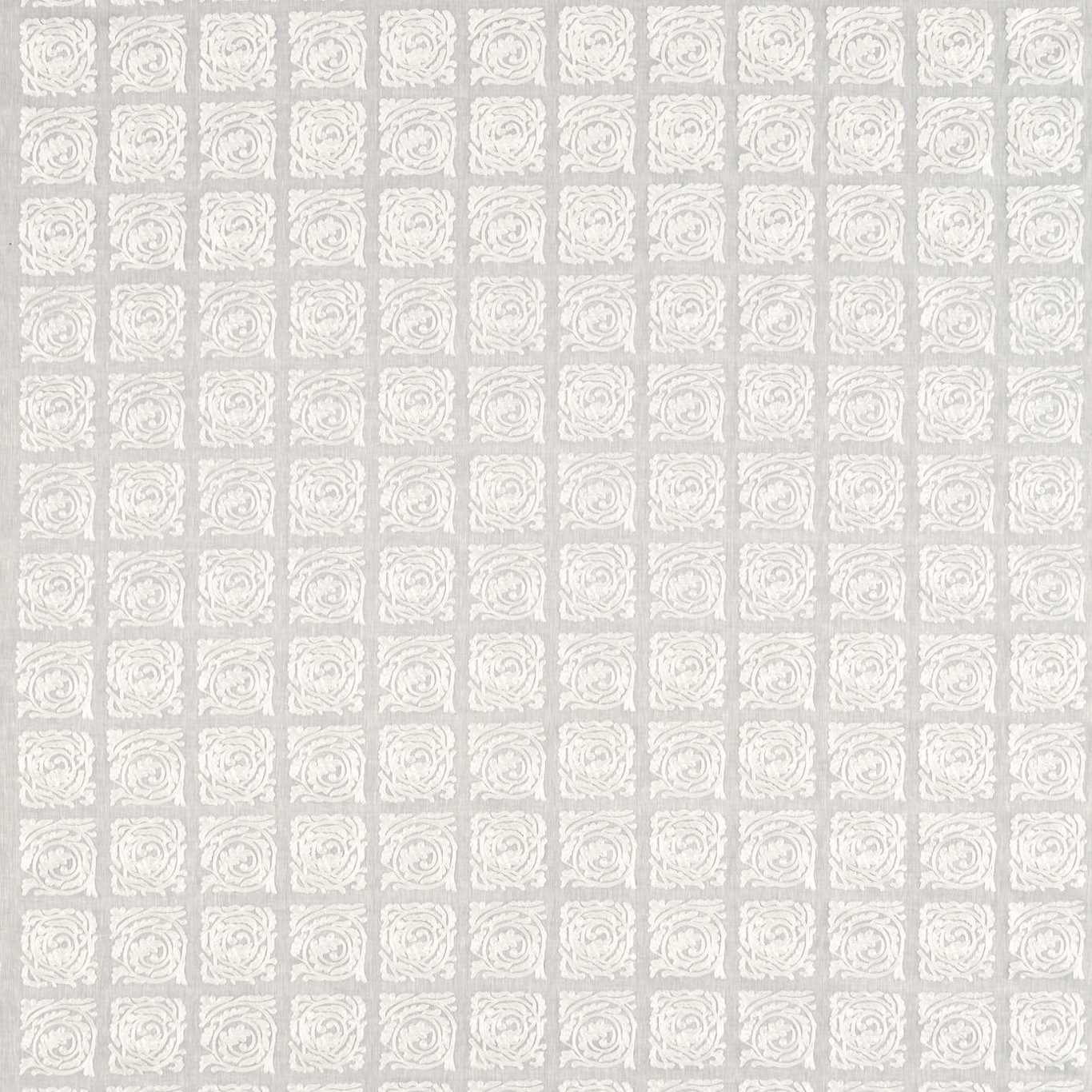 Pure Scroll Embroidery Lightish Grey Fabric by MOR
