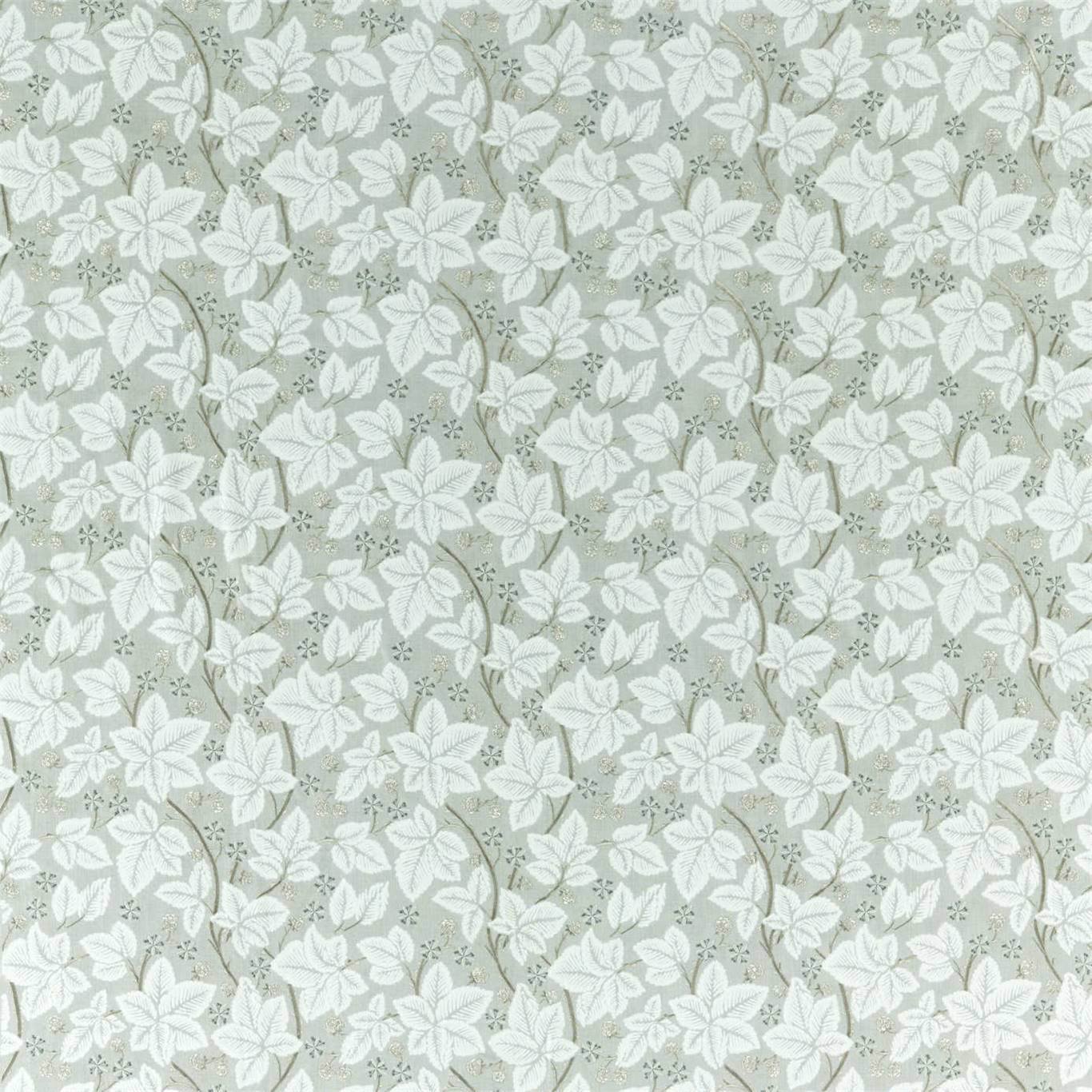 Pure Bramble Embroidery Lightish Grey Fabric by MOR