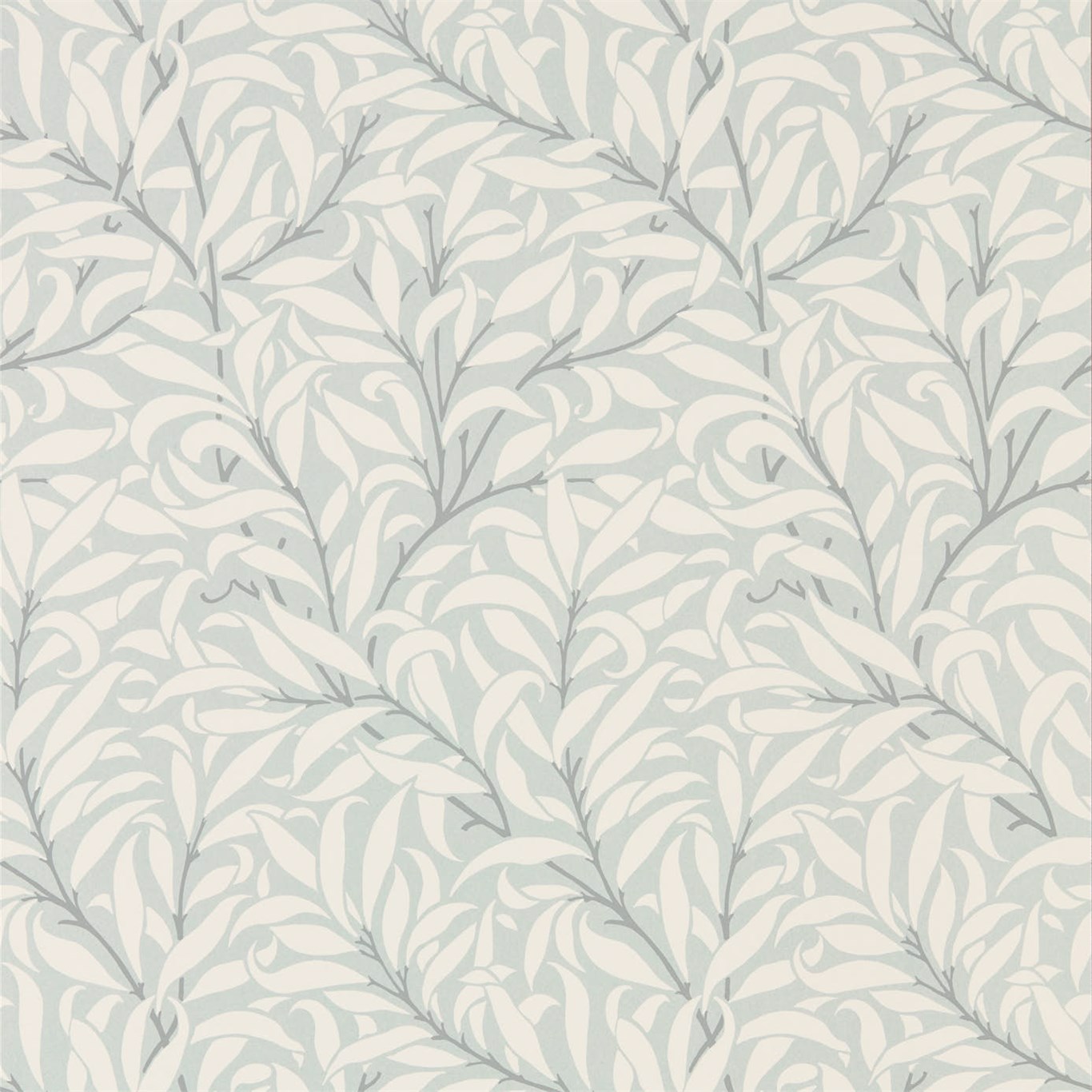Pure Willow Boughs Eggshell/Chalk Wallpaper | Morris & Co by Sanderson  Design