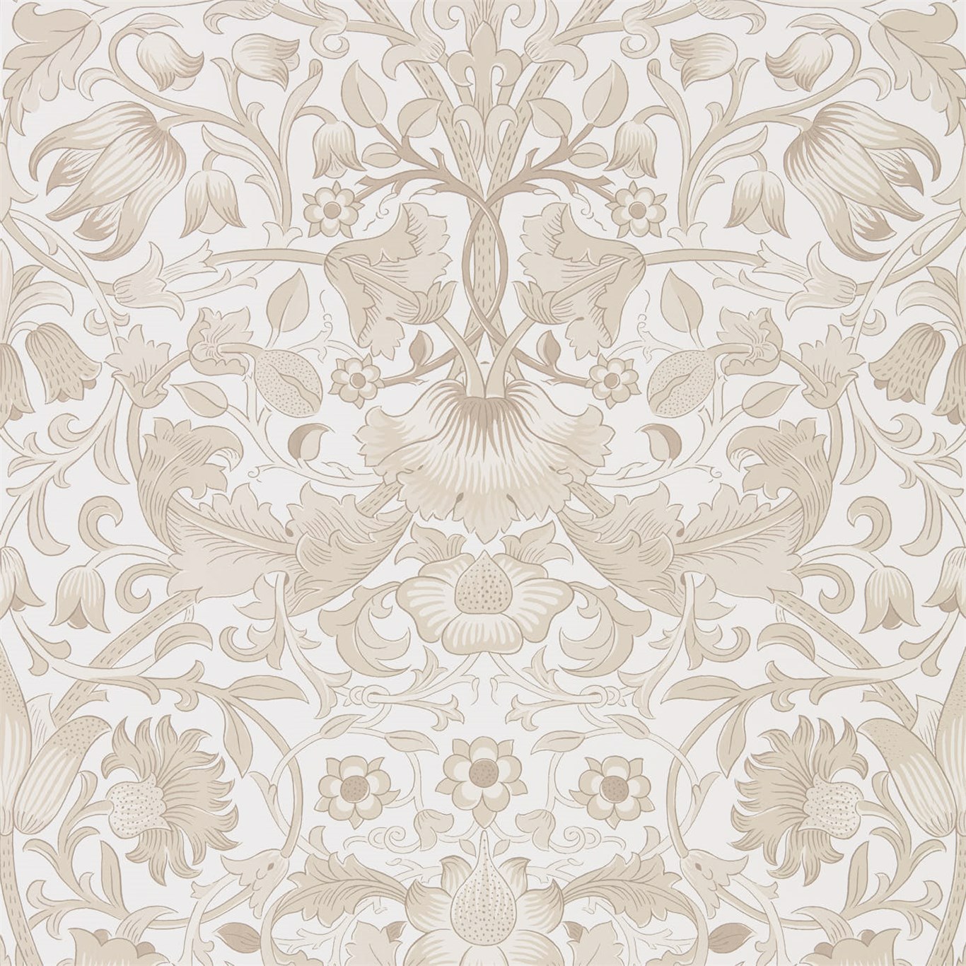 Pure Lodden Ivory/Linen Wallpaper by MOR