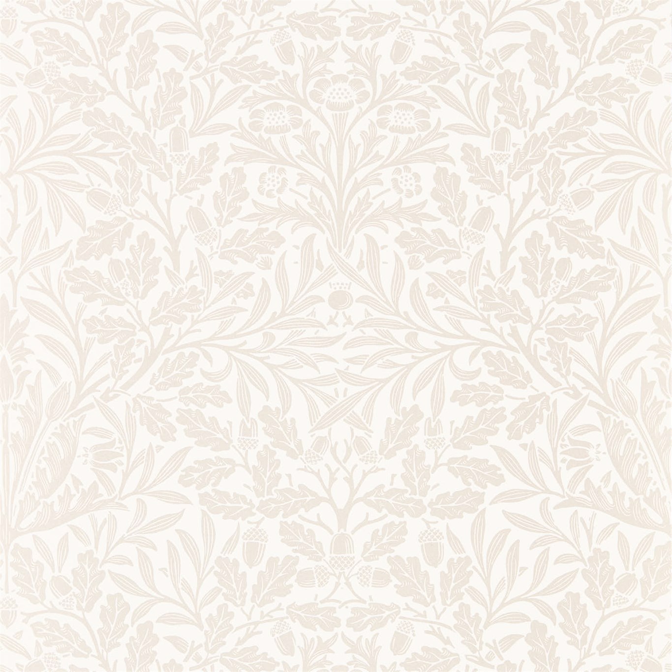 Pure Acorn Ivory/Pearl Wallpaper by MOR