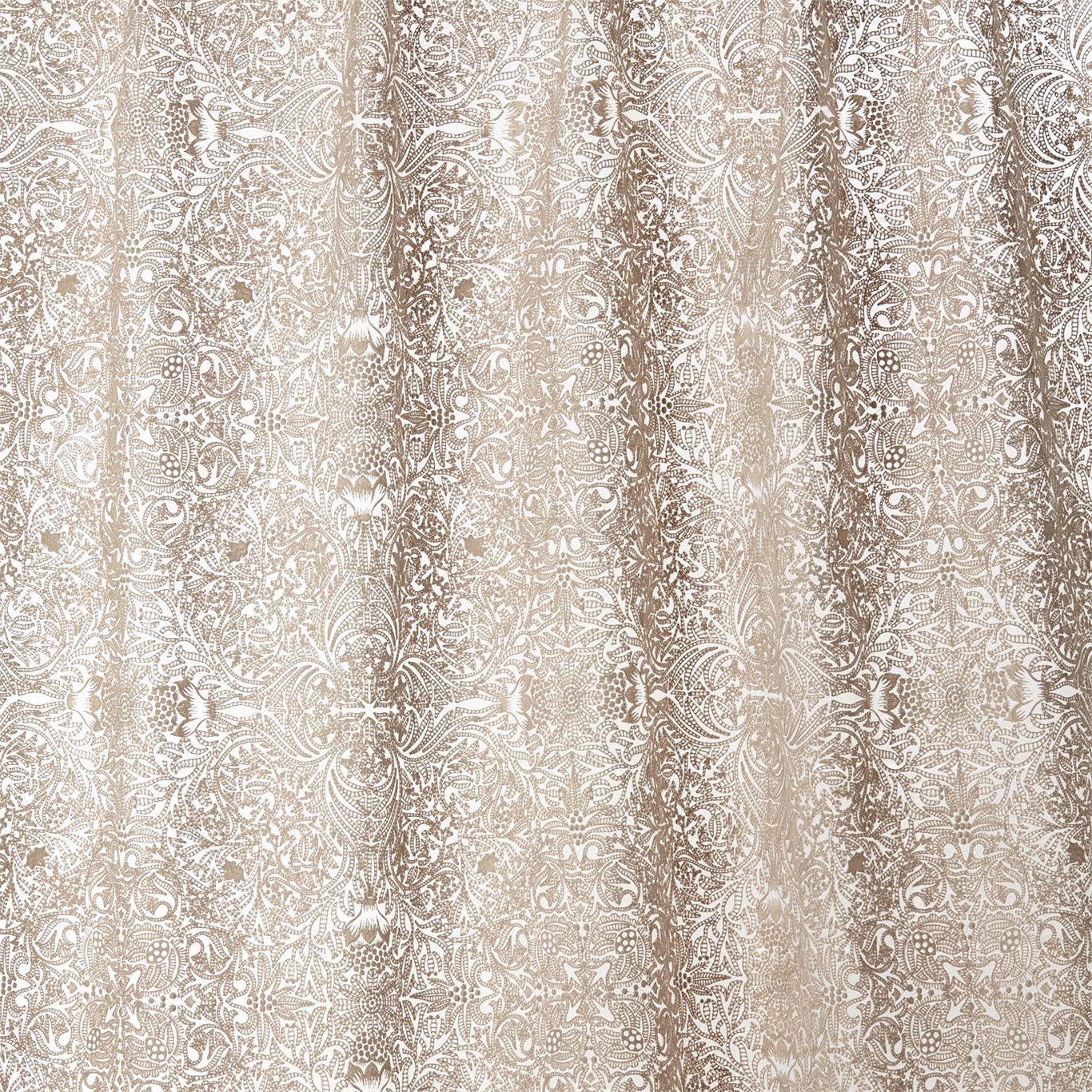 Pure Ceiling Embroidery Flax Fabric by MOR