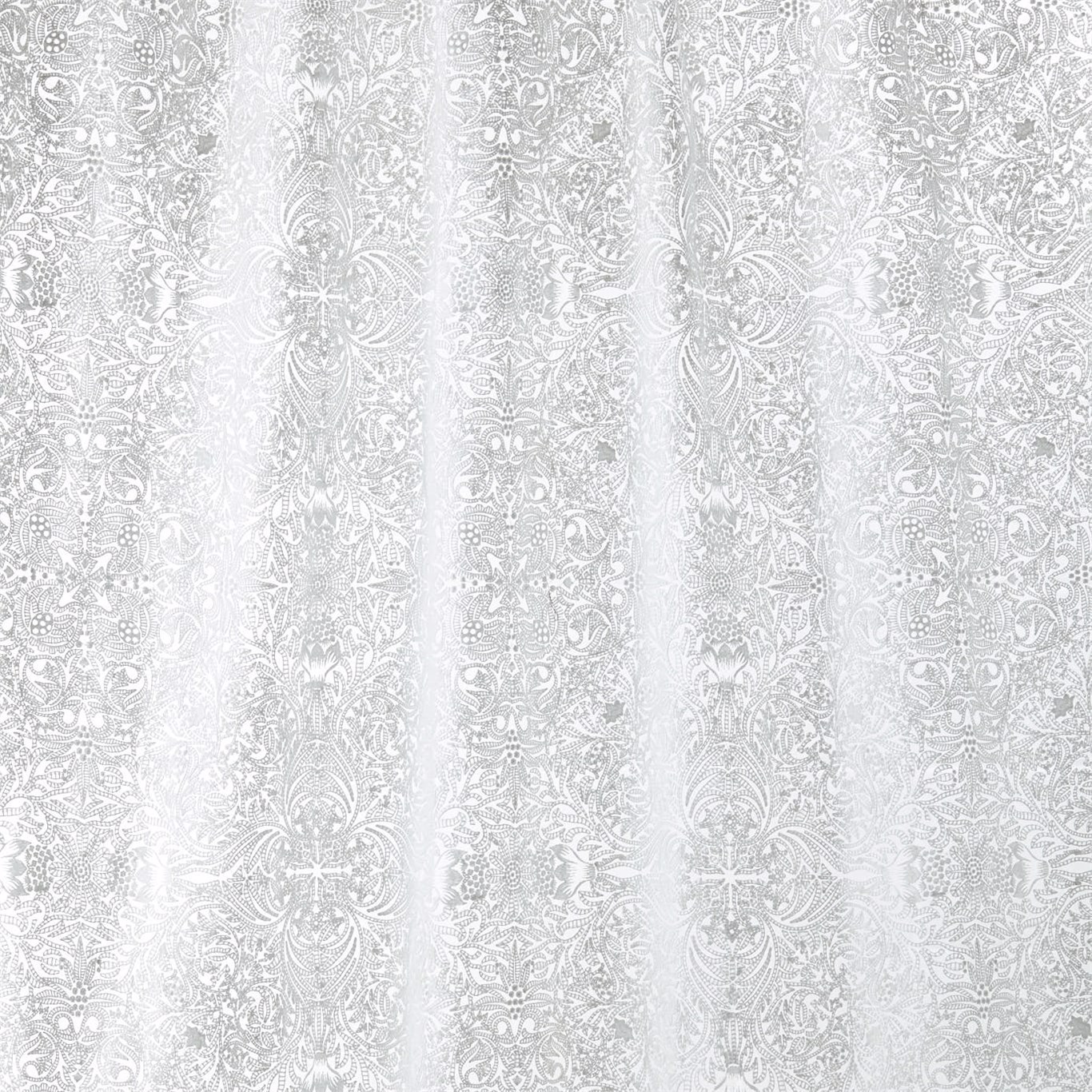 Pure Ceiling Embroidery Paper White Fabric by MOR