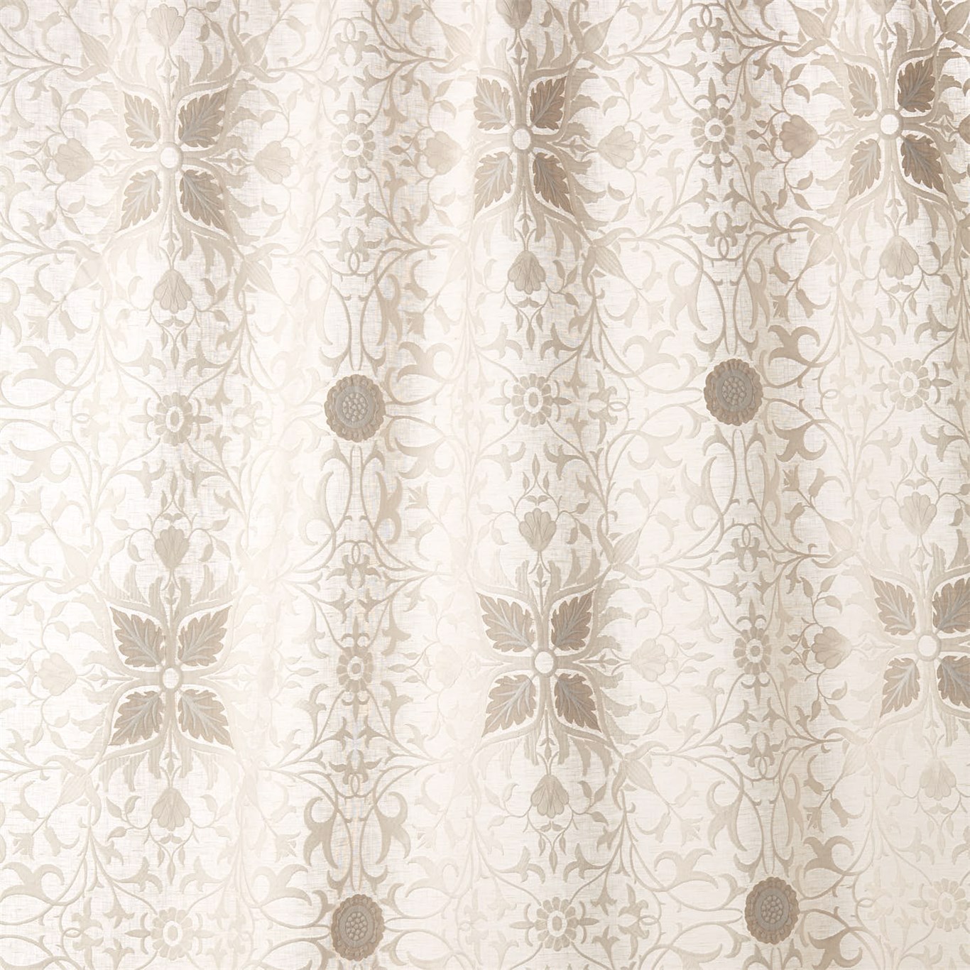 Pure Net Ceiling Applique Barley Fabric by MOR
