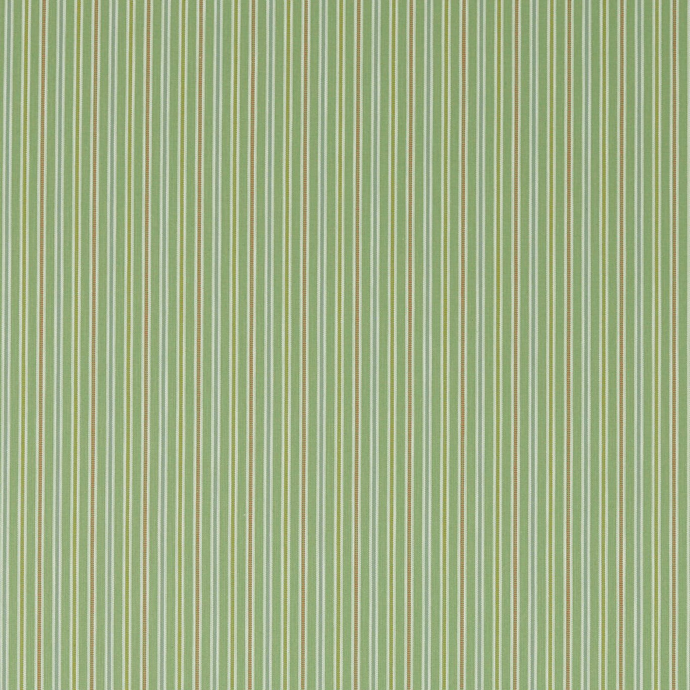 Melford Stripe Fern Fabric by SAN