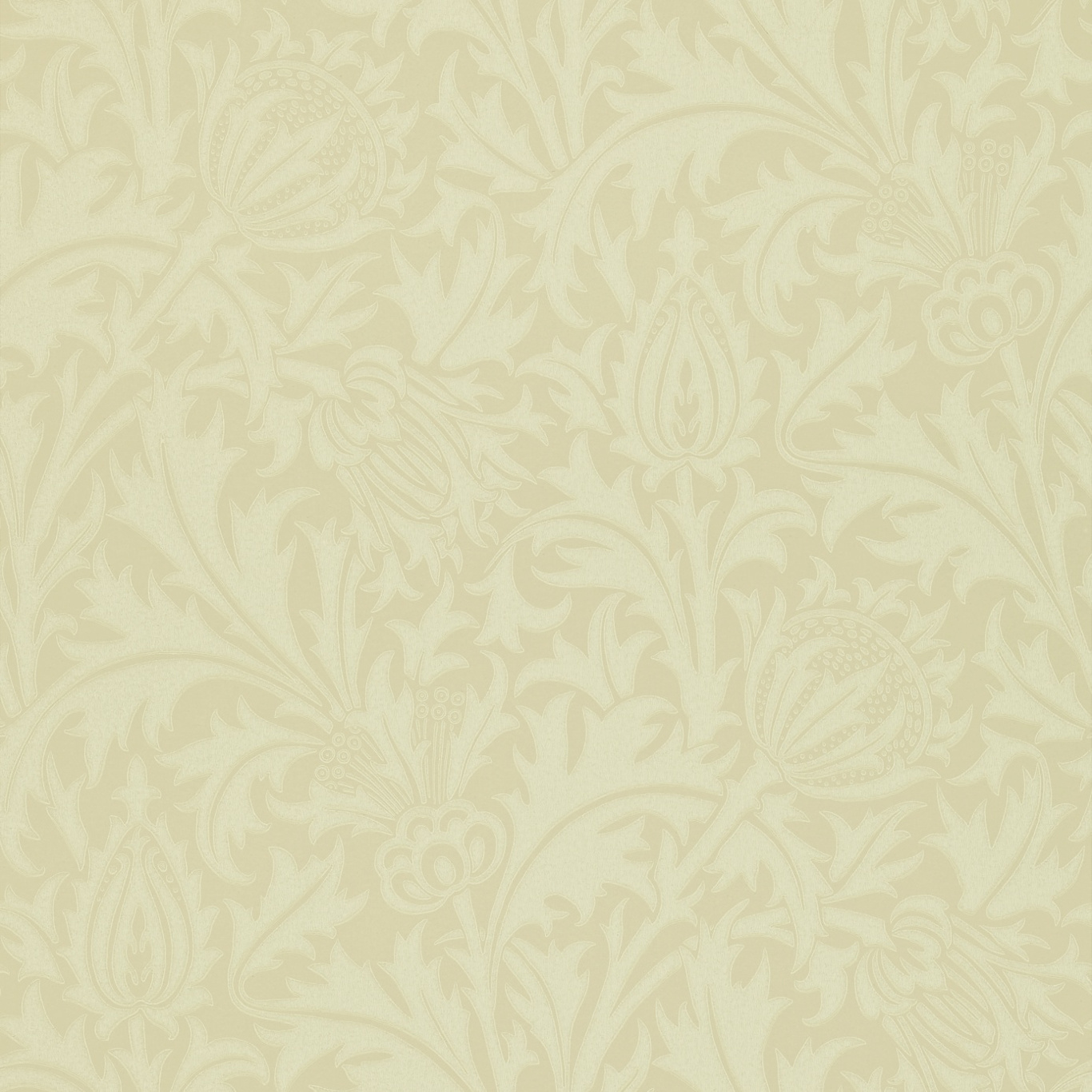 Thistle Ivory Wallpaper by MOR