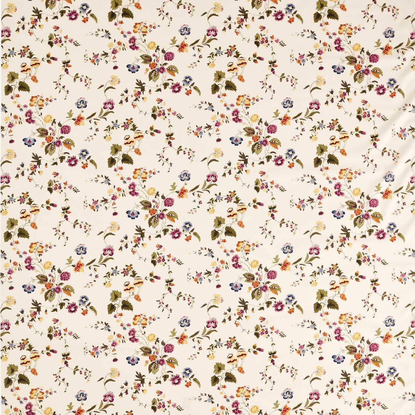 Nectar Fields Damson/Medlar Fabric by SAN
