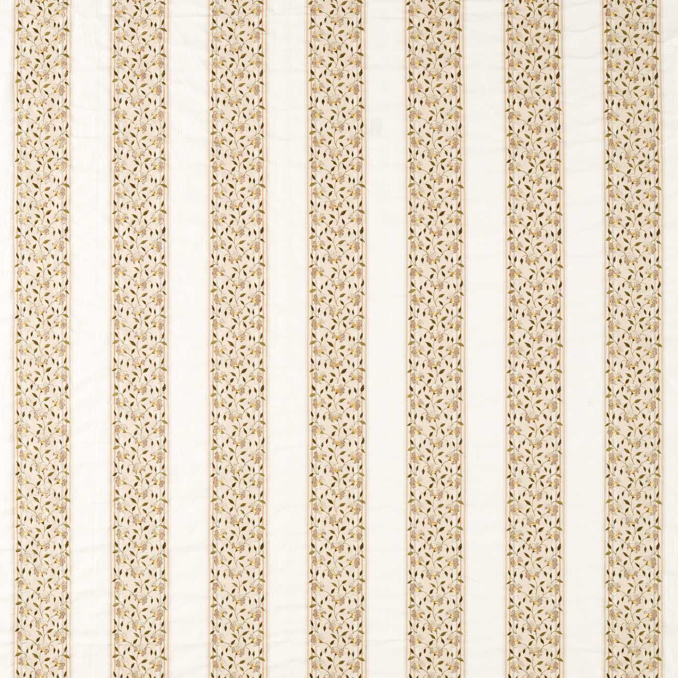 Sloe Blossom Lichen/White Blossom Fabric by SAN