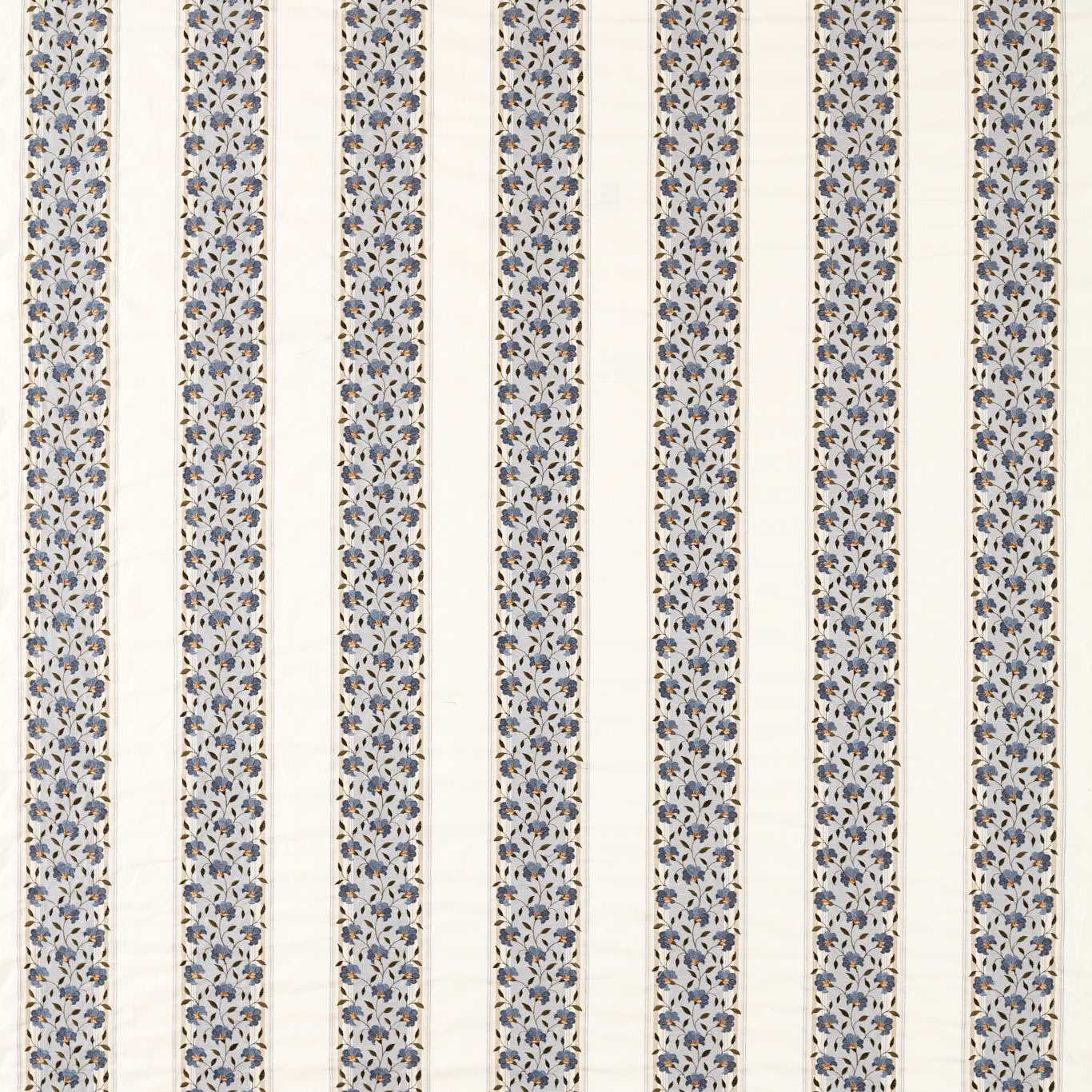 Sloe Blossom Woad/Porcelain Fabric by SAN